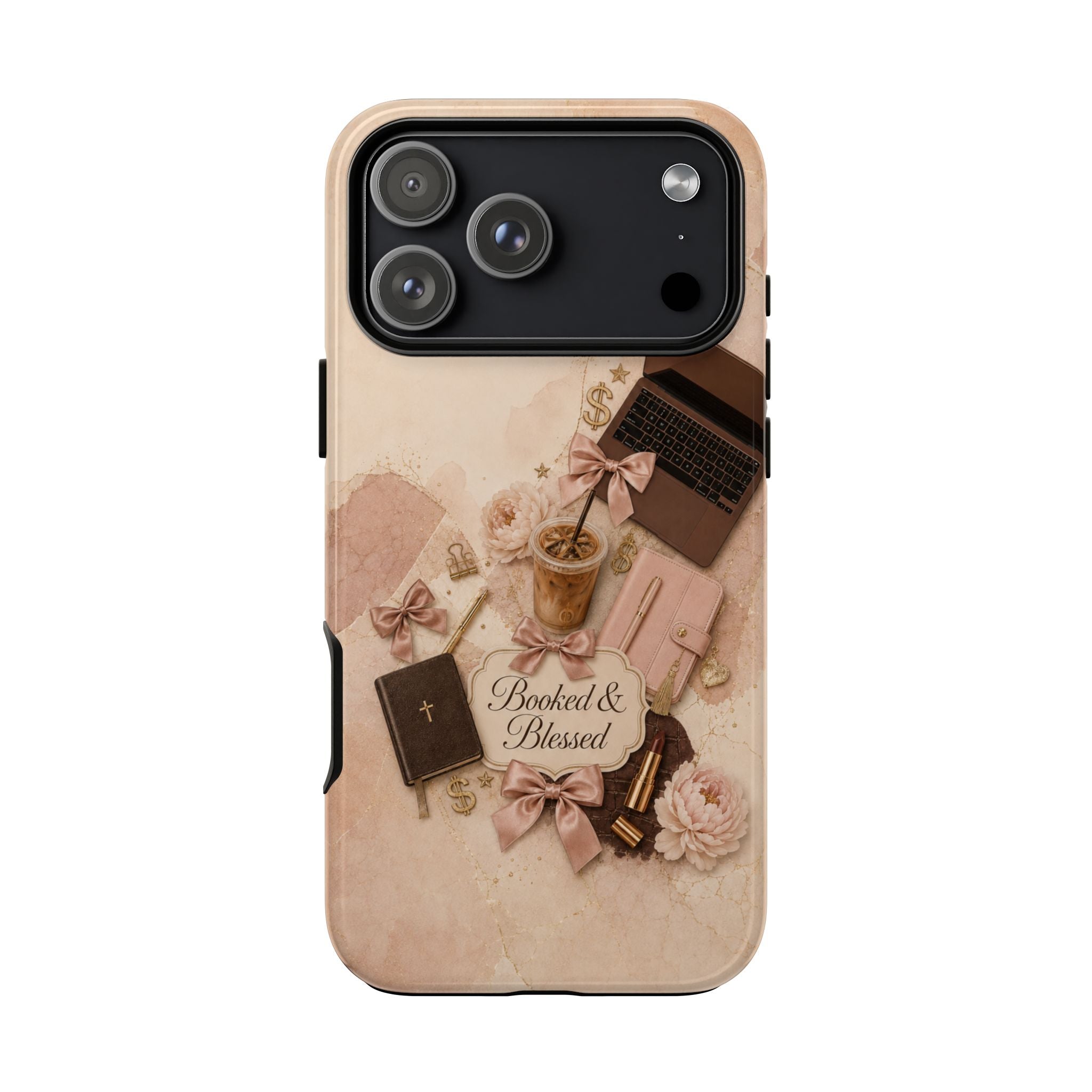 Booked & Blessed Christian Book Lover Phone Case