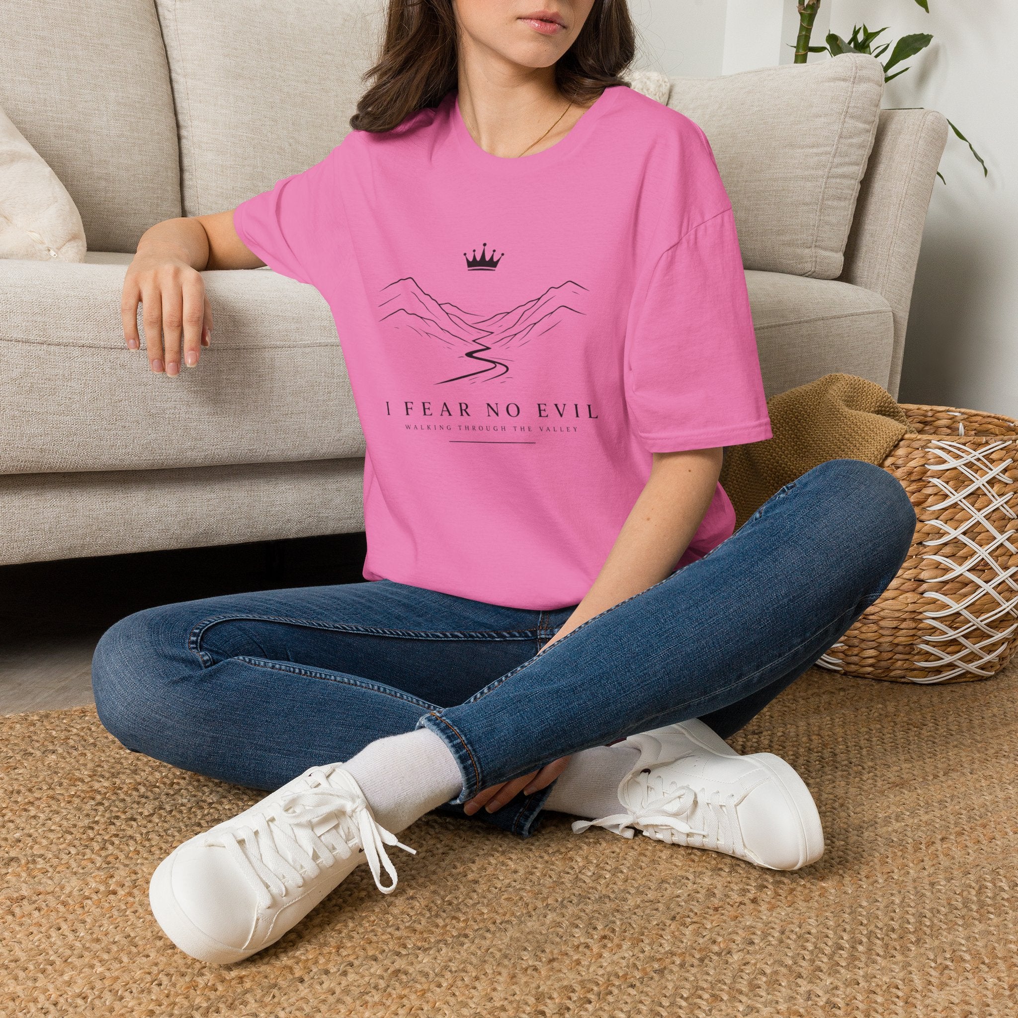 Walking Through the Valley Premium Tee (Black)