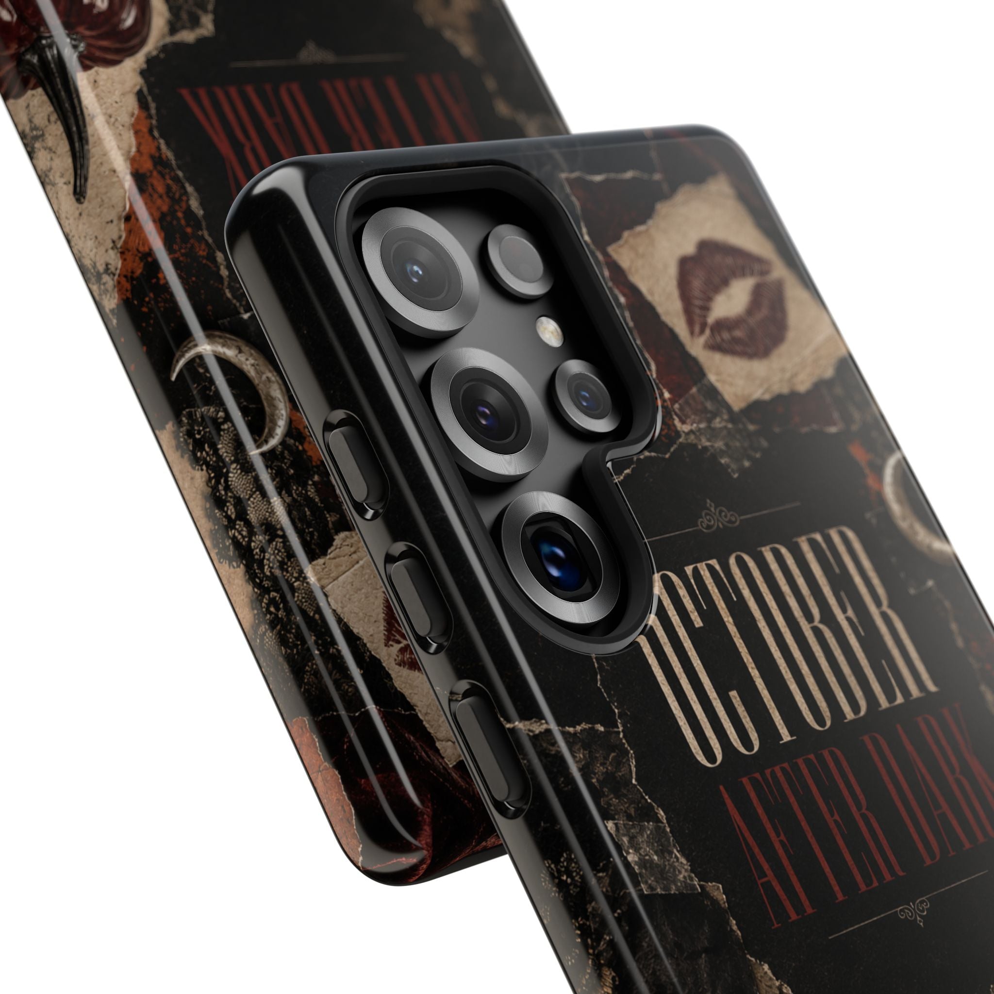 October After Dark Gothic Collage Phone Case