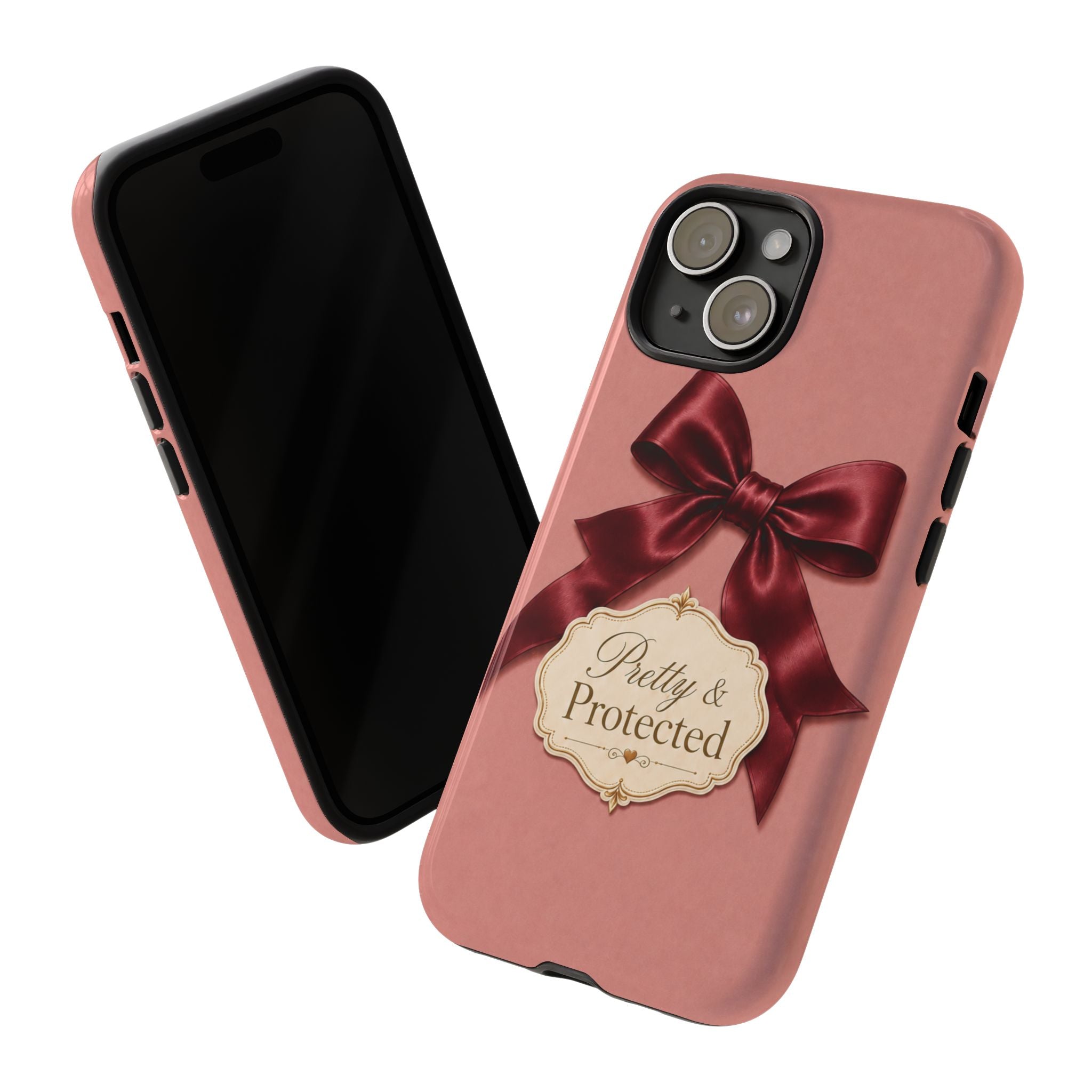 Pretty & Protected Bow Christian Phone Case