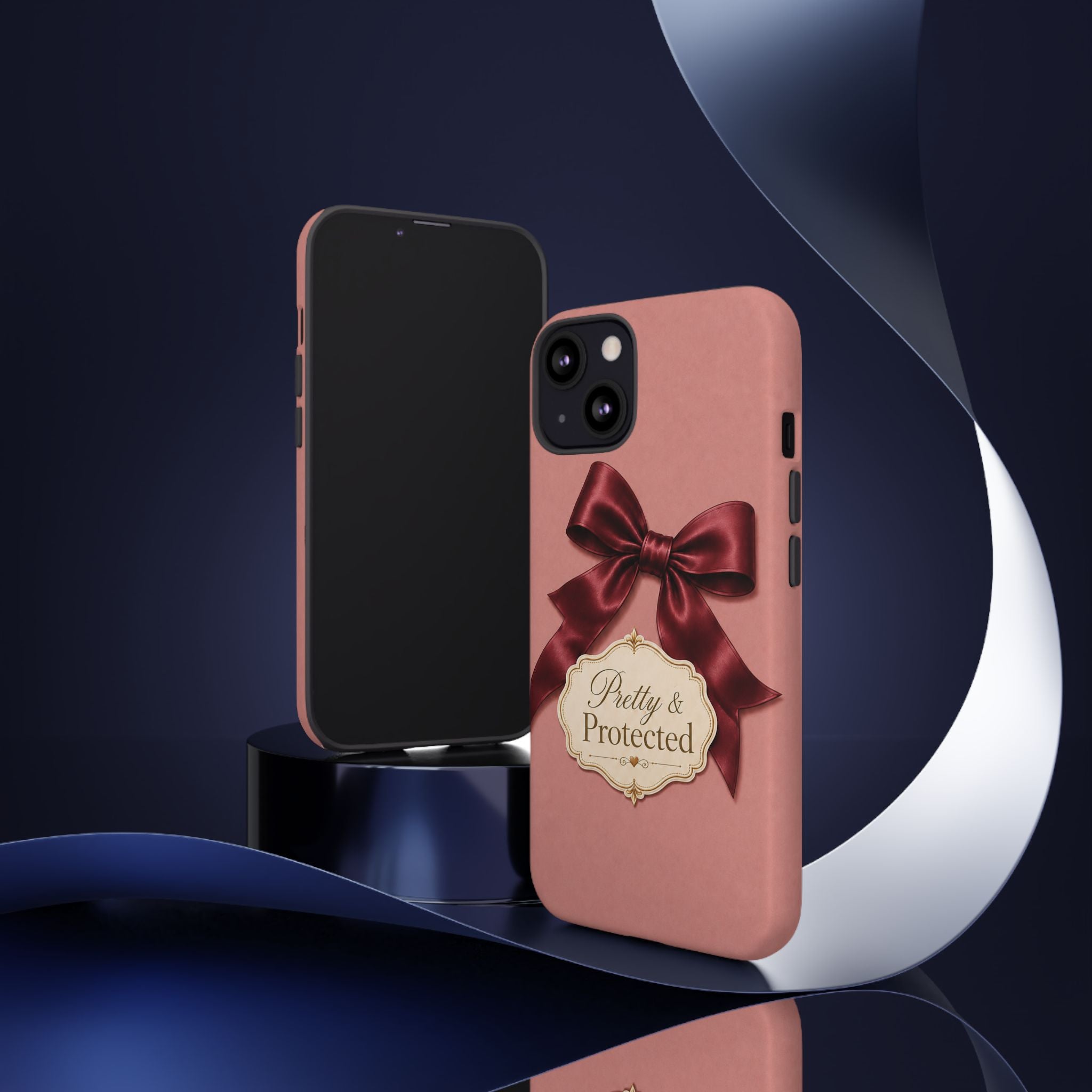 Pretty & Protected Bow Christian Phone Case