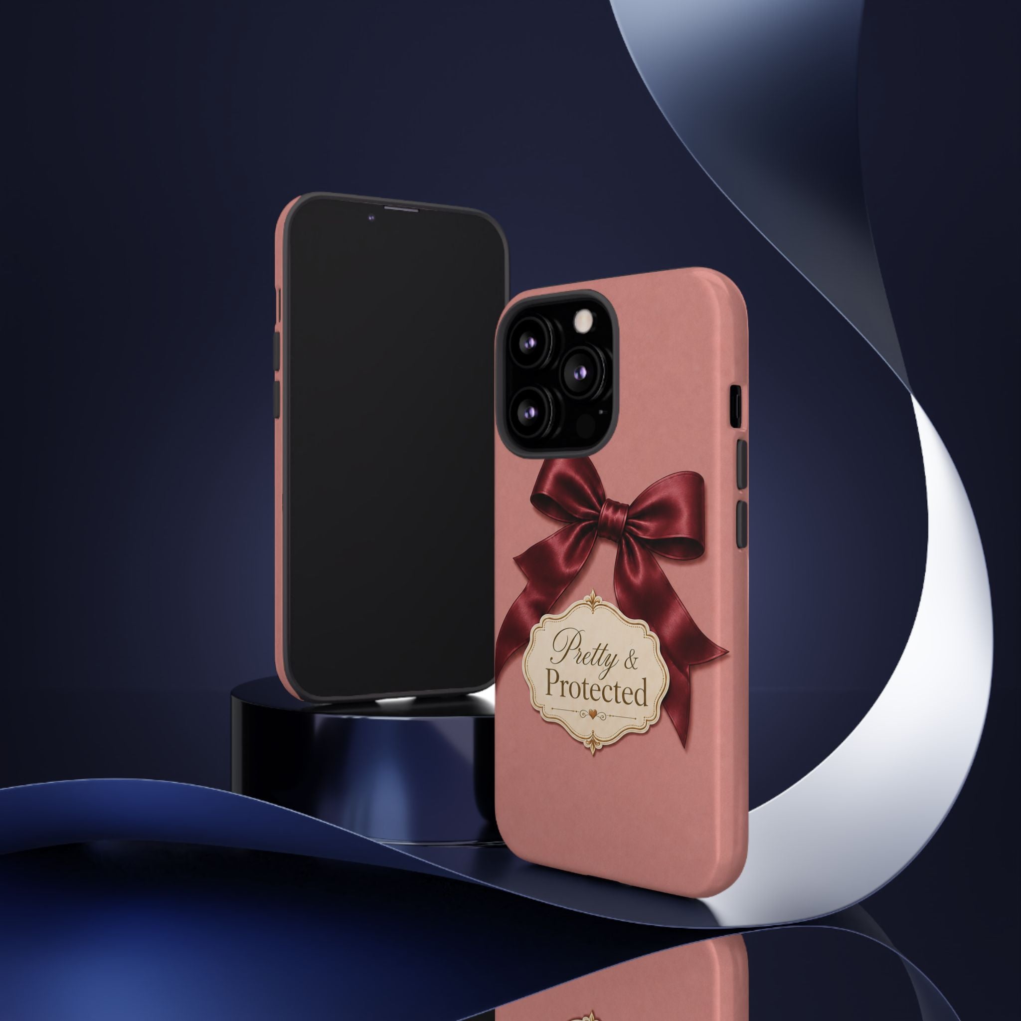 Pretty & Protected Bow Christian Phone Case