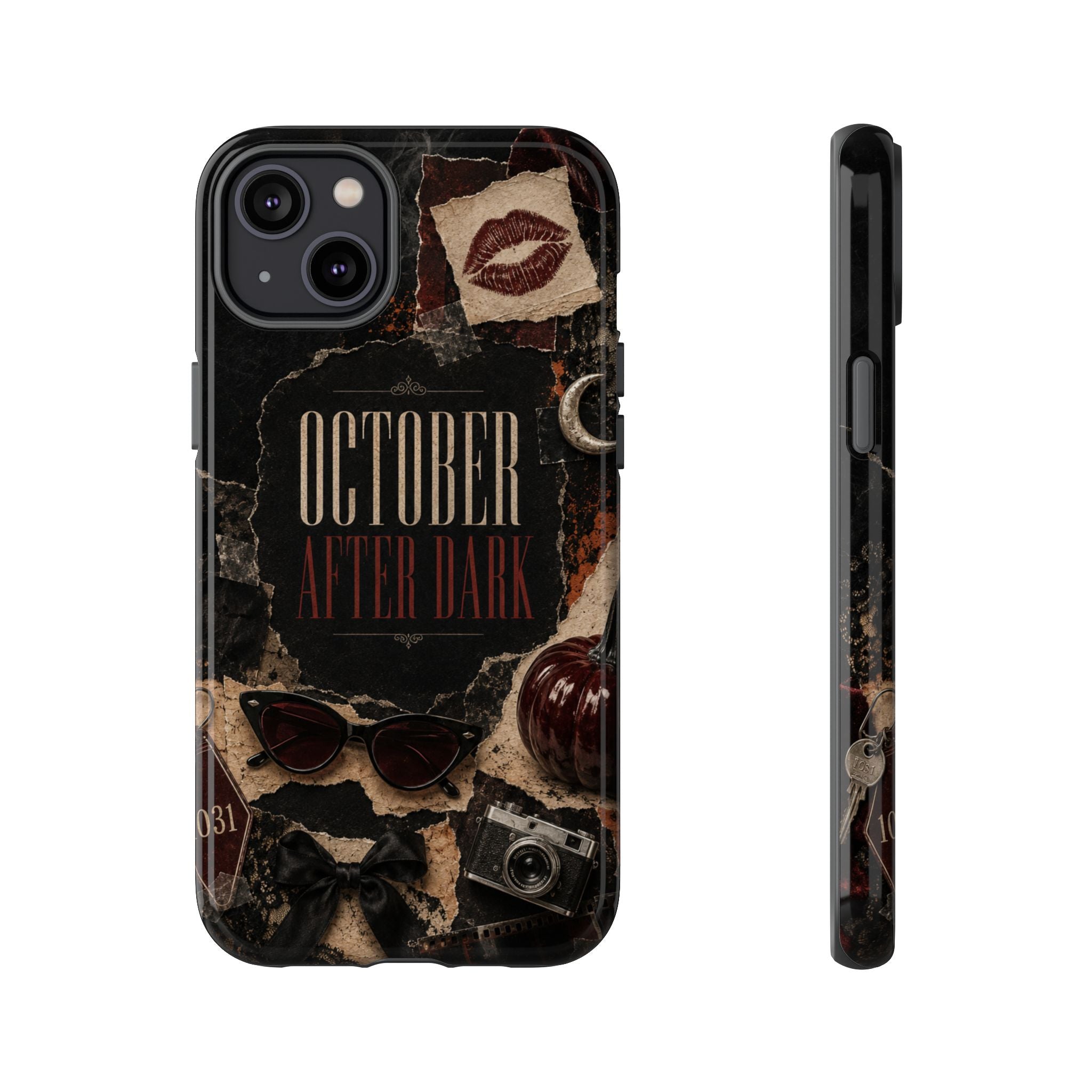 October After Dark Gothic Collage Phone Case
