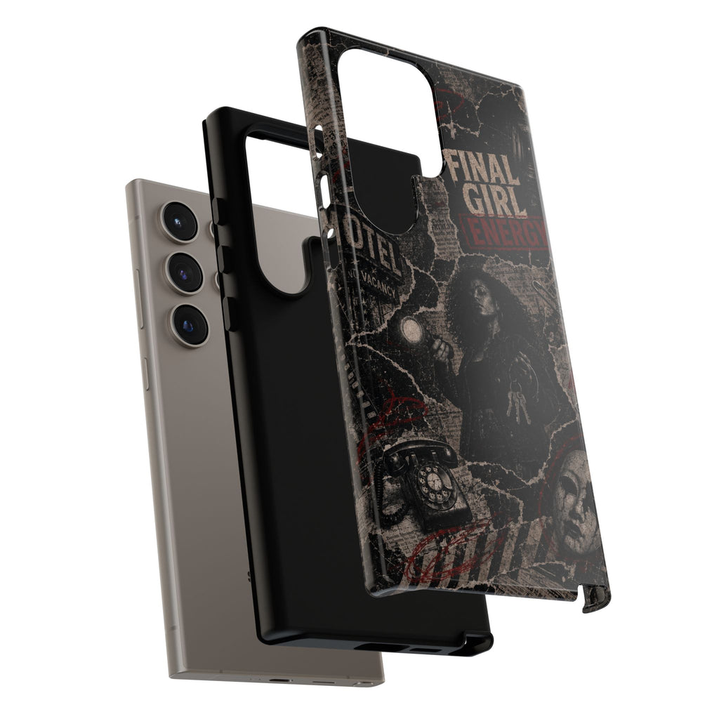 Final Girl Energy Horror Collage Phone Case