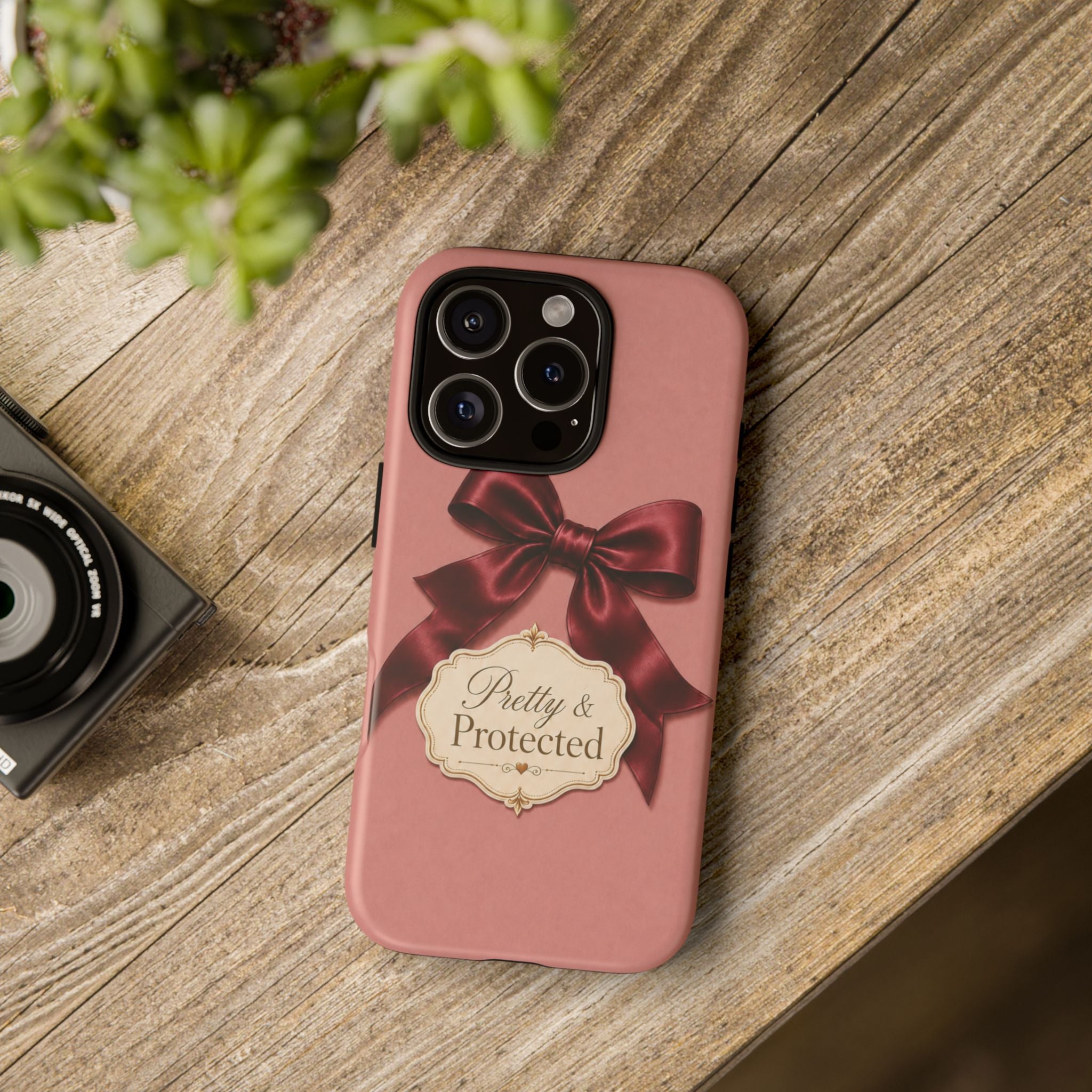 Pretty & Protected Bow Christian Phone Case