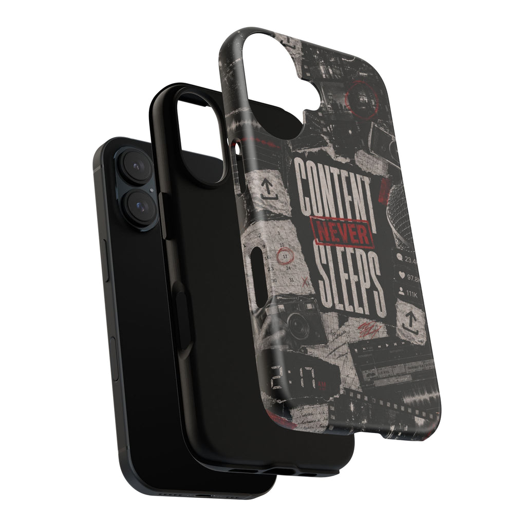 Content Never Sleeps Creator Phone Case
