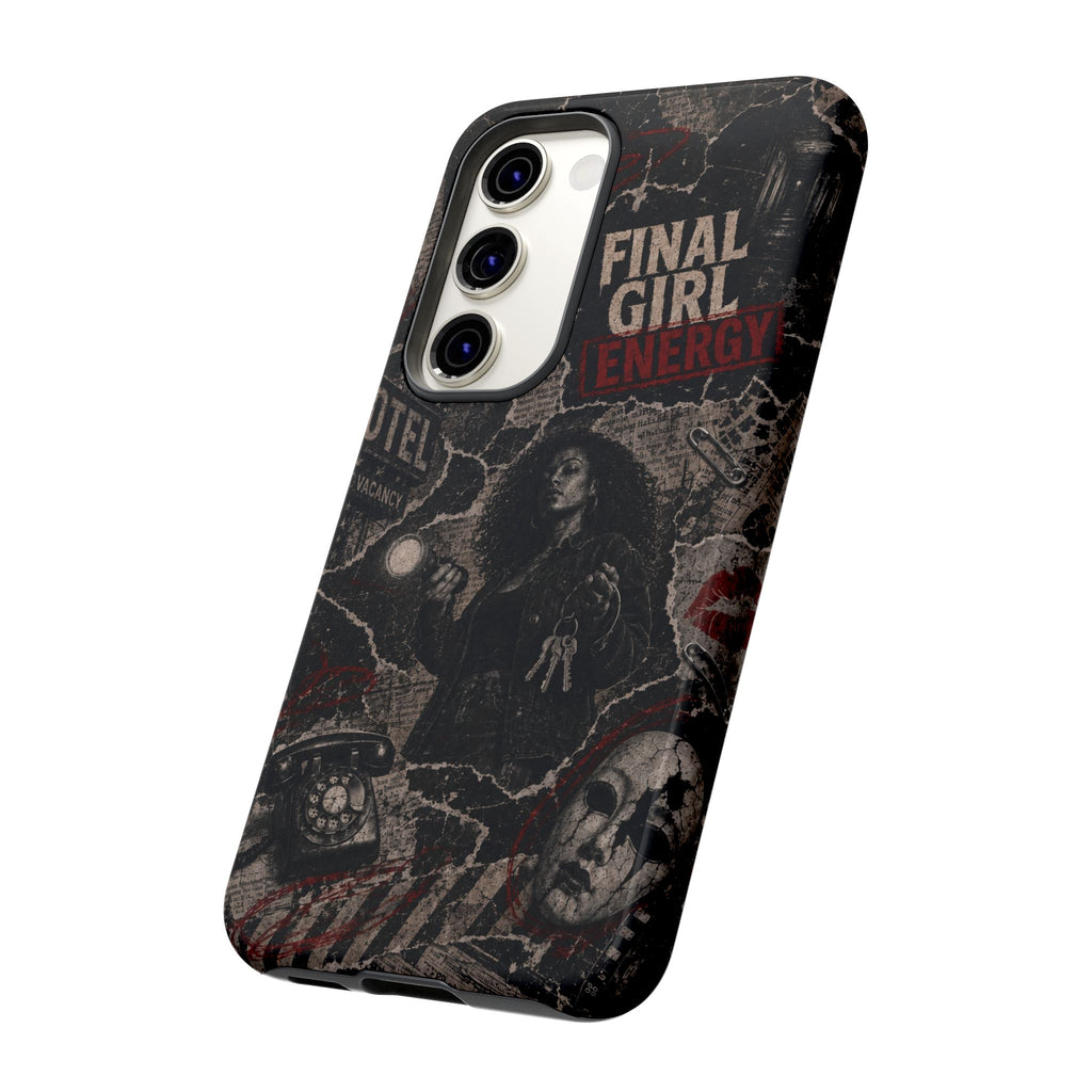 Final Girl Energy Horror Collage Phone Case