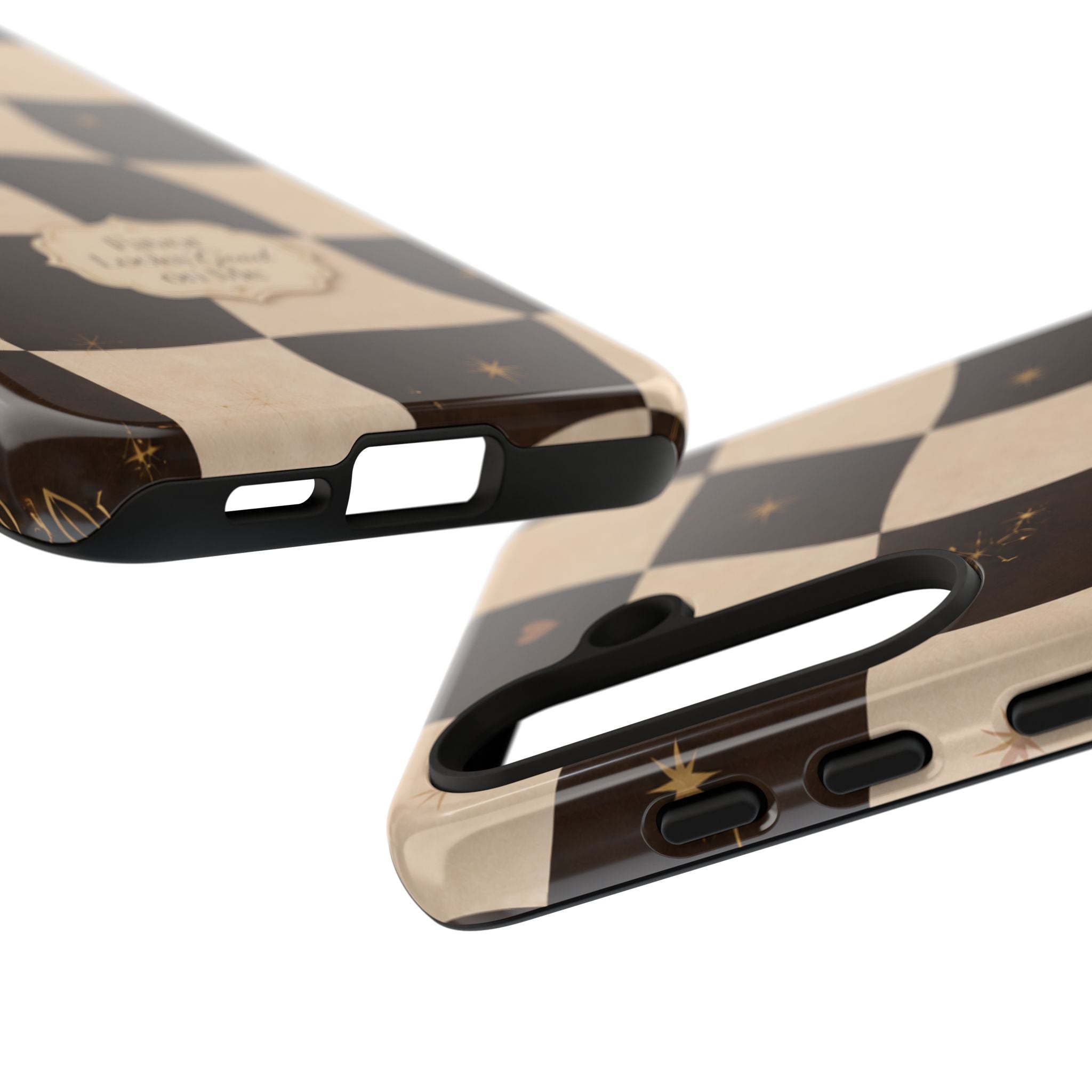 Favor Looks Good on Me Vintage Checkerboard Phone Case