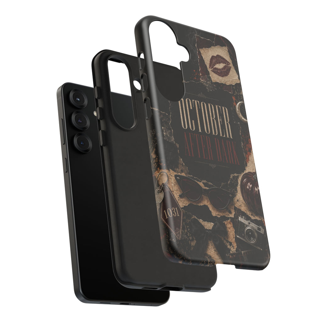 October After Dark Gothic Collage Phone Case