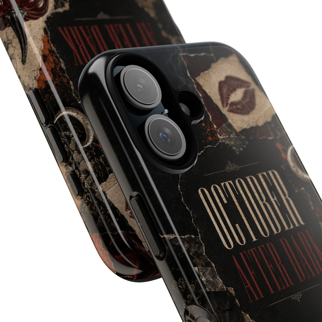 October After Dark Gothic Collage Phone Case