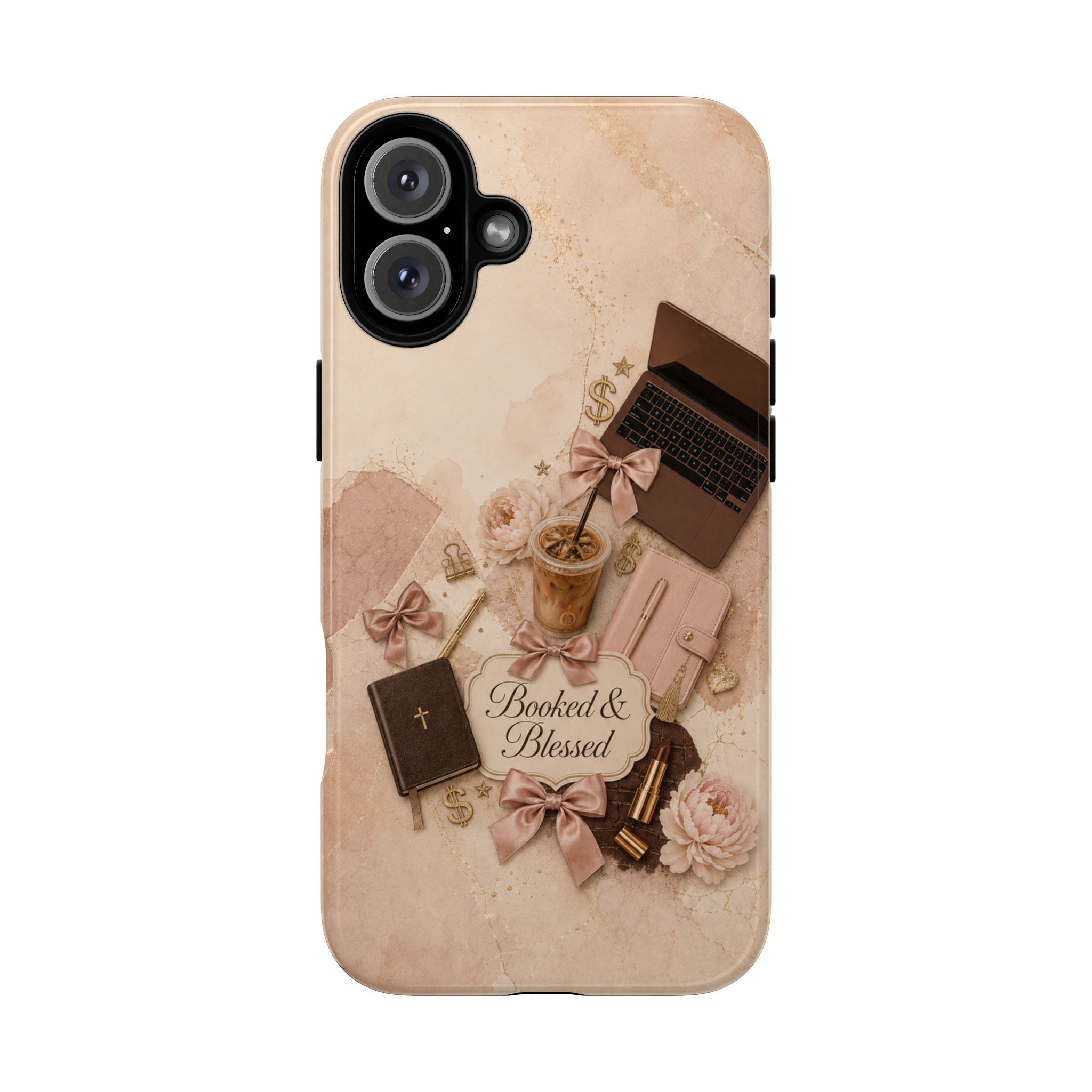 Booked & Blessed Christian Book Lover Phone Case