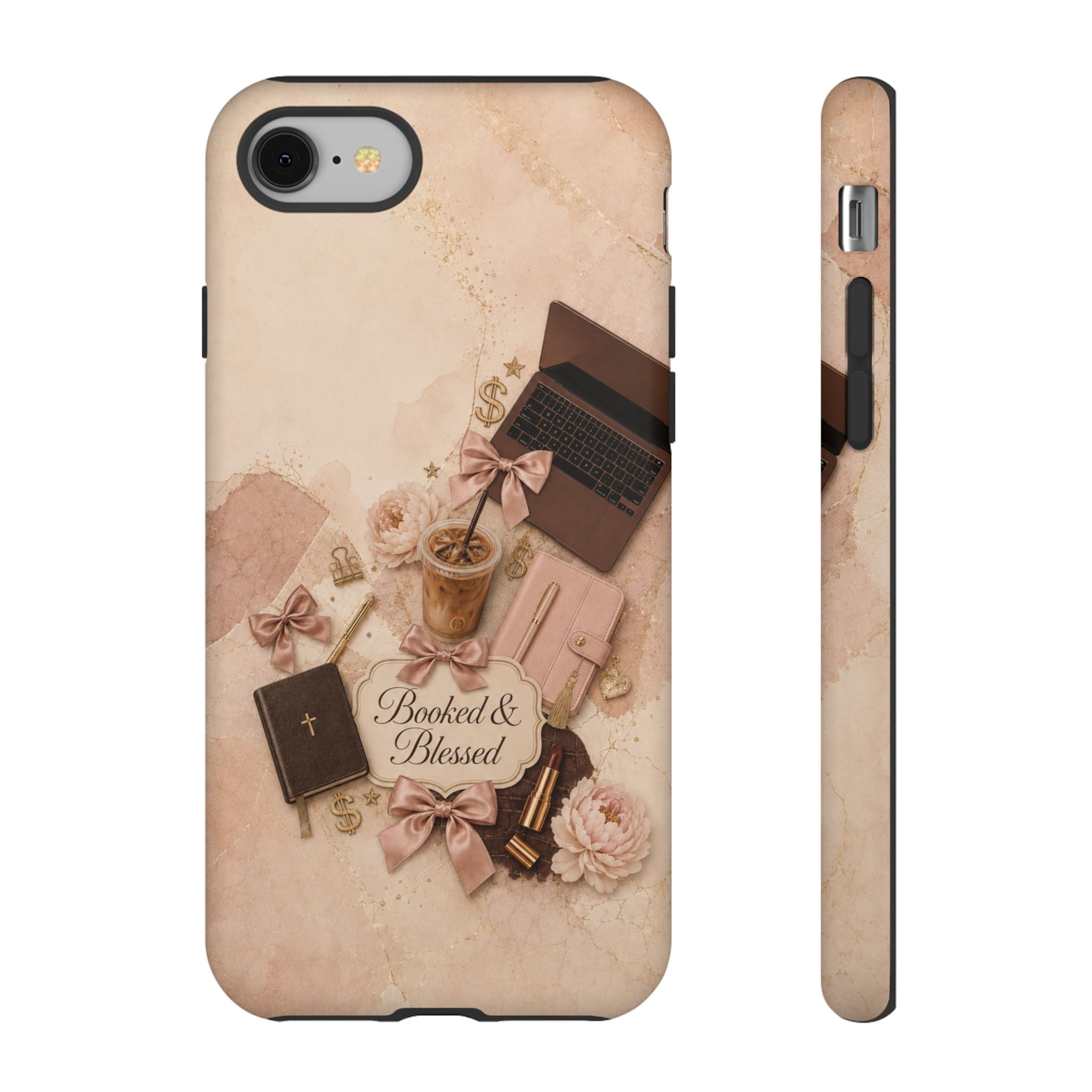 Booked & Blessed Christian Book Lover Phone Case