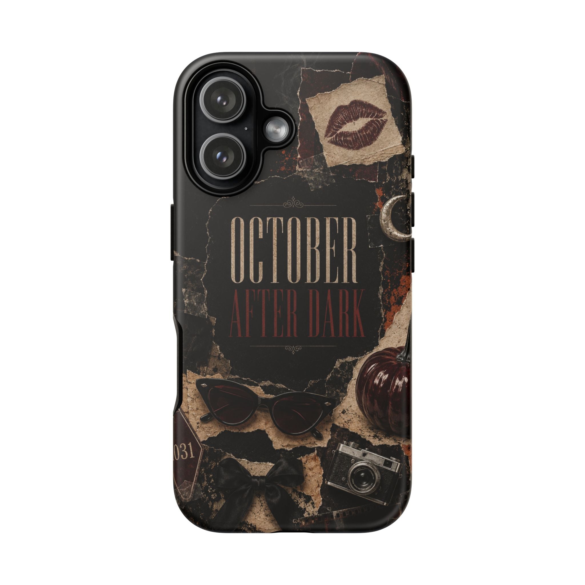 October After Dark Gothic Collage Phone Case