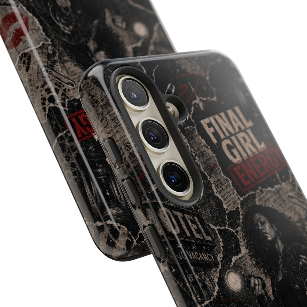 Final Girl Energy Horror Collage Phone Case