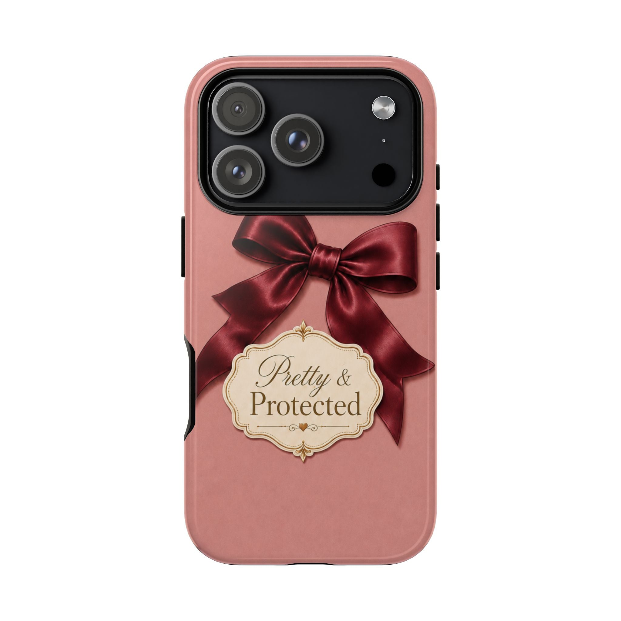 Pretty & Protected Bow Christian Phone Case
