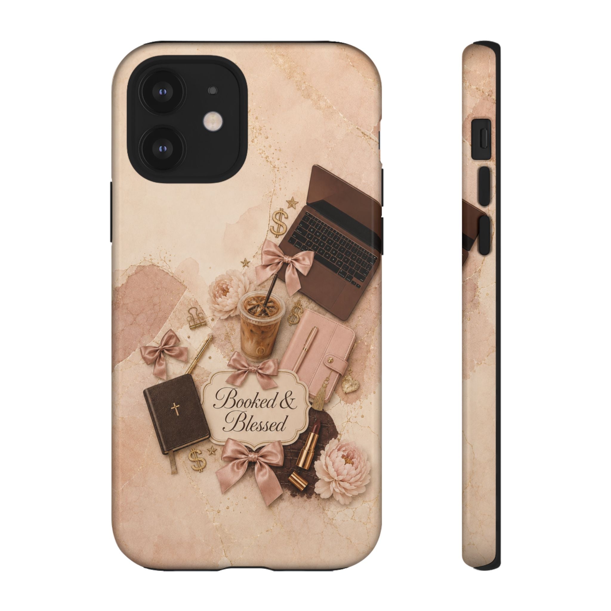 Booked & Blessed Christian Book Lover Phone Case