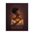 Psalm 46:5 Christian Wall Art Poster – God Is Within Her