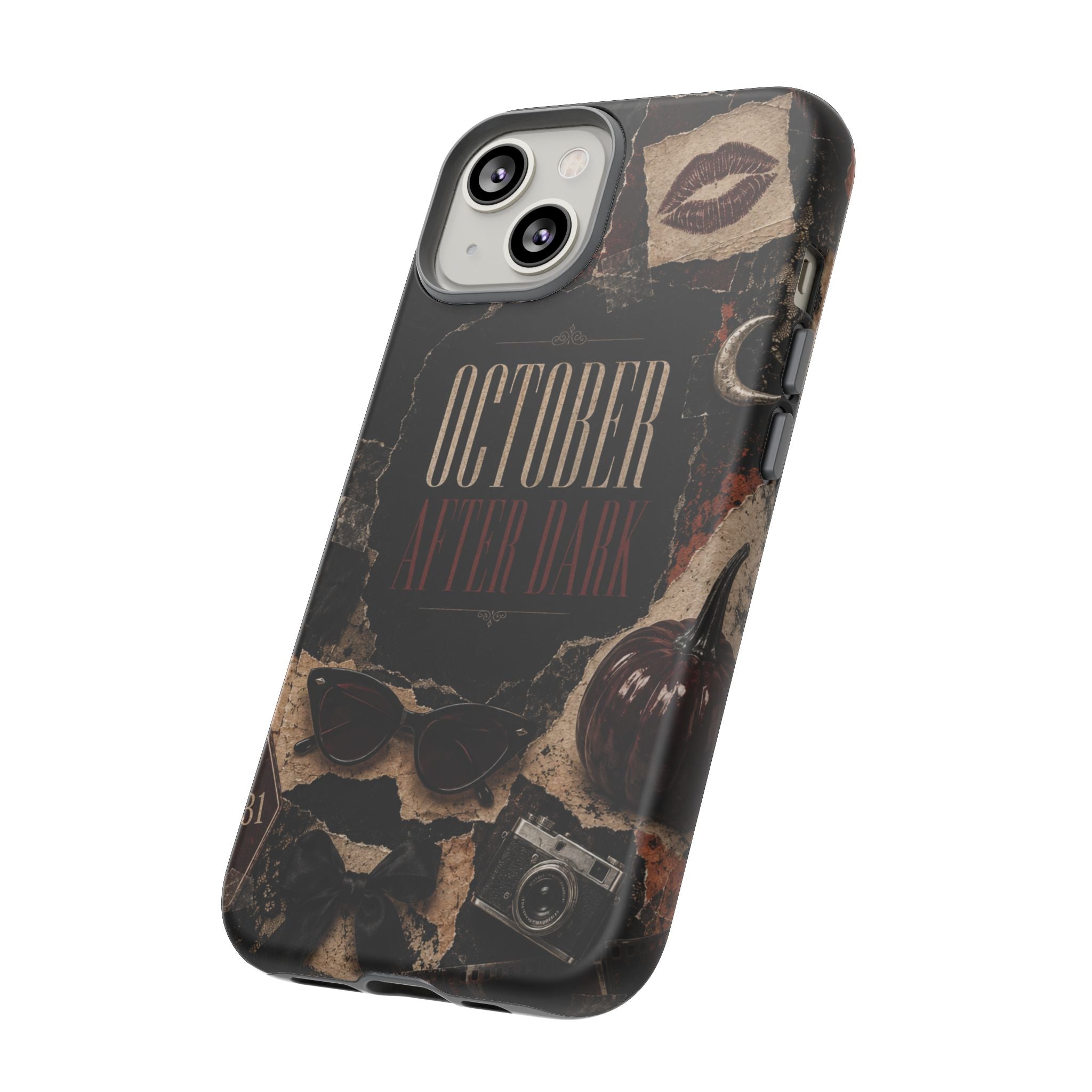 October After Dark Gothic Collage Phone Case