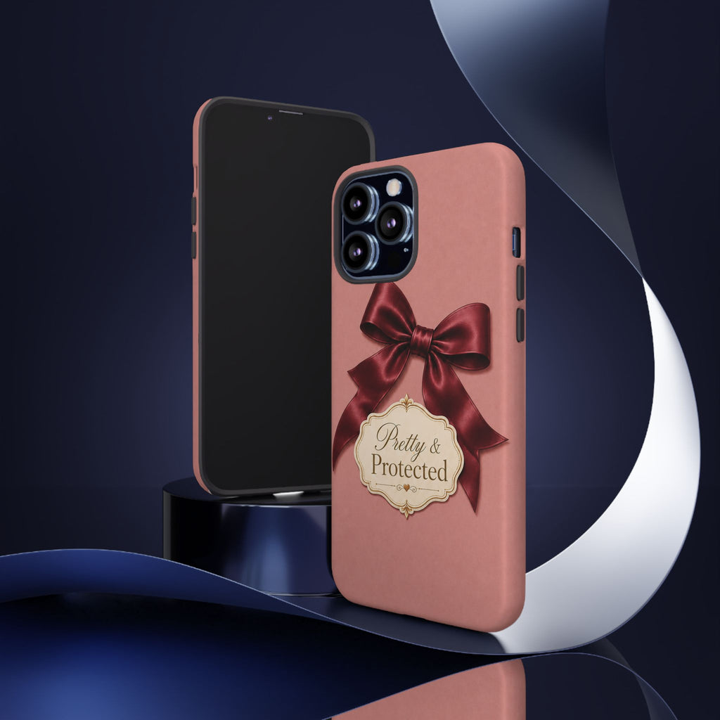Pretty & Protected Bow Christian Phone Case