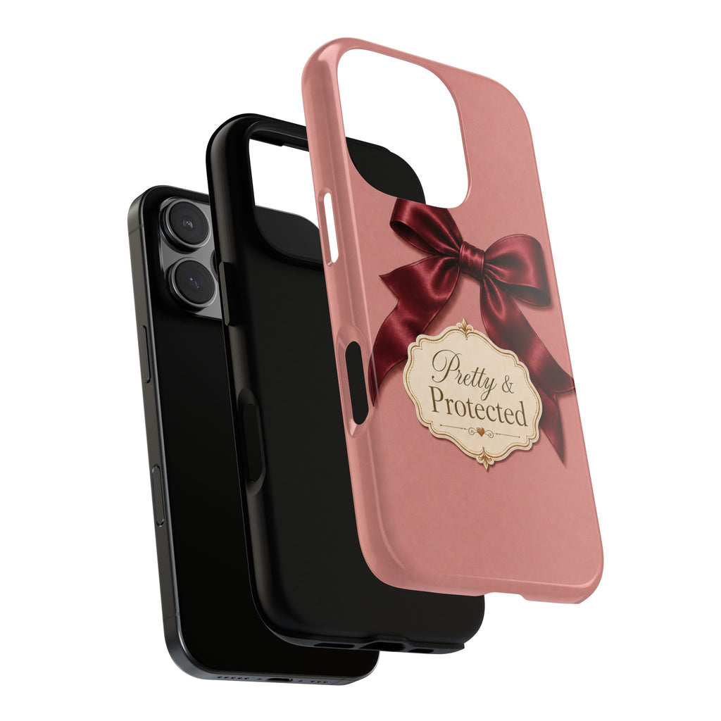 Pretty & Protected Bow Christian Phone Case
