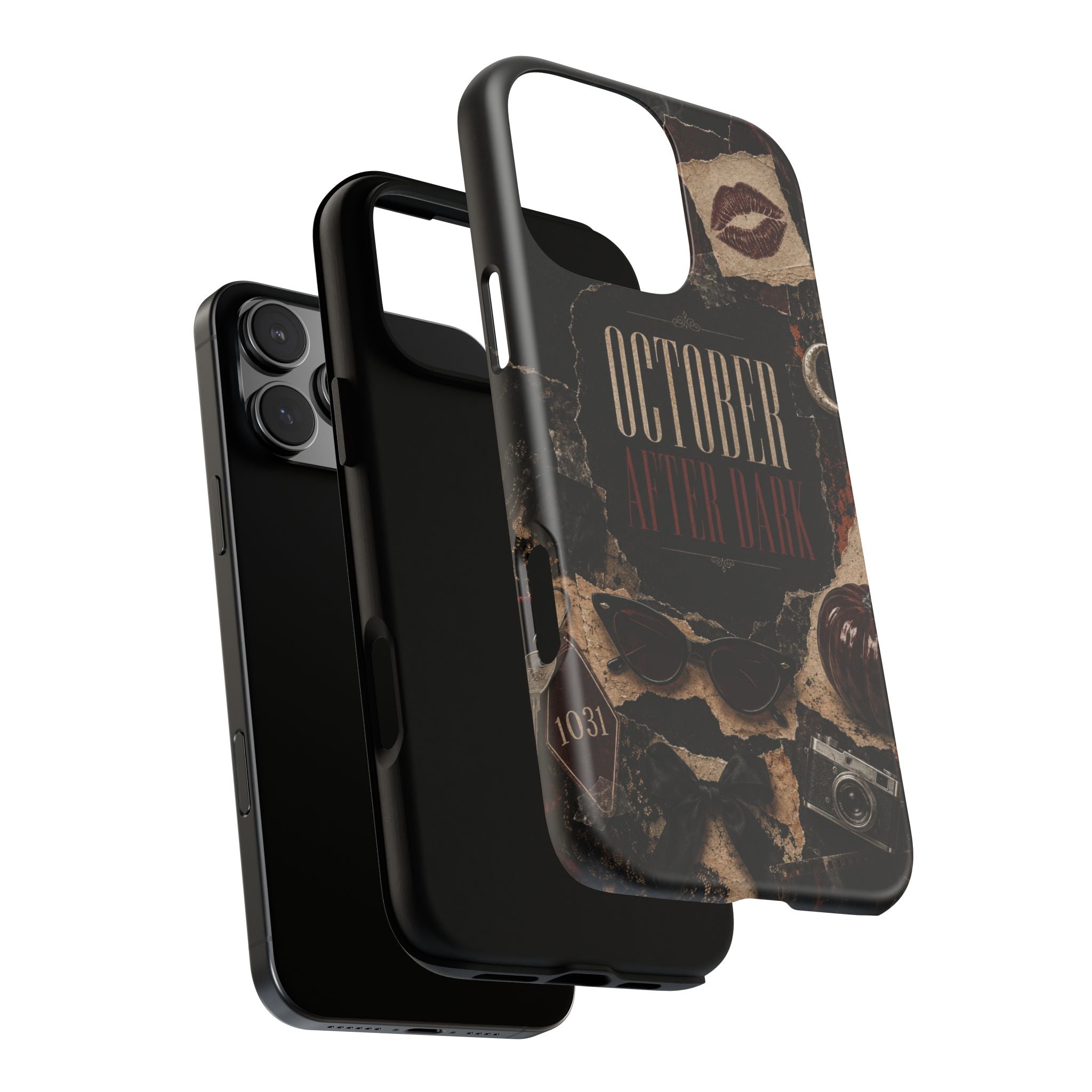 October After Dark Gothic Collage Phone Case
