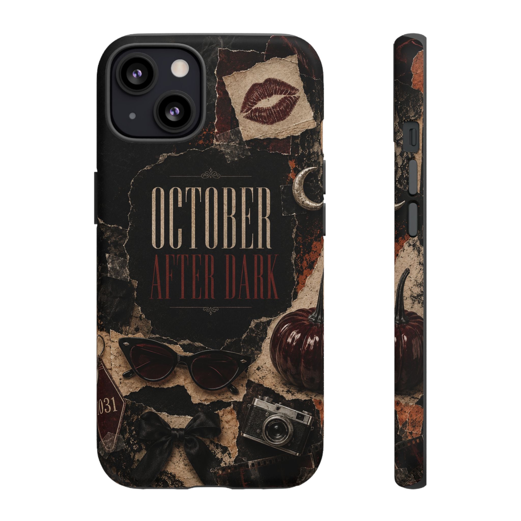 October After Dark Gothic Collage Phone Case