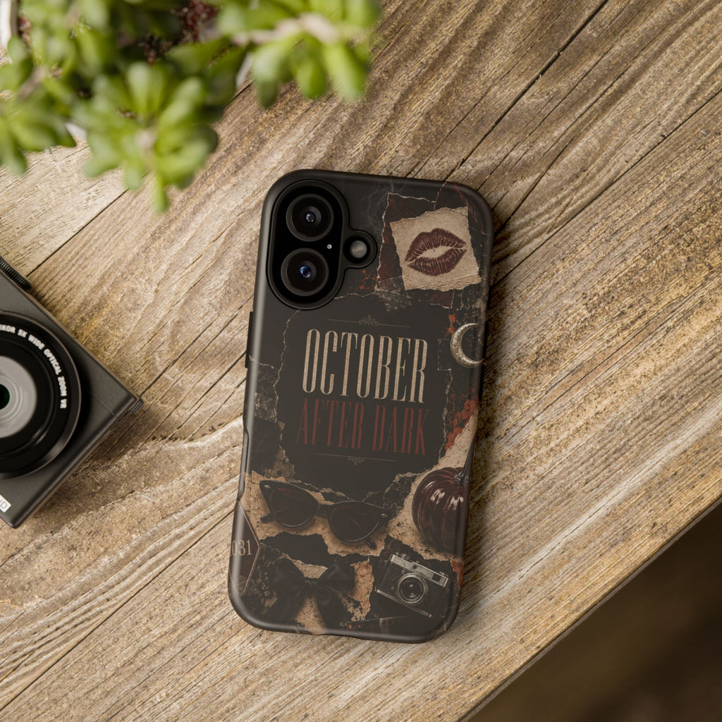 October After Dark Gothic Collage Phone Case