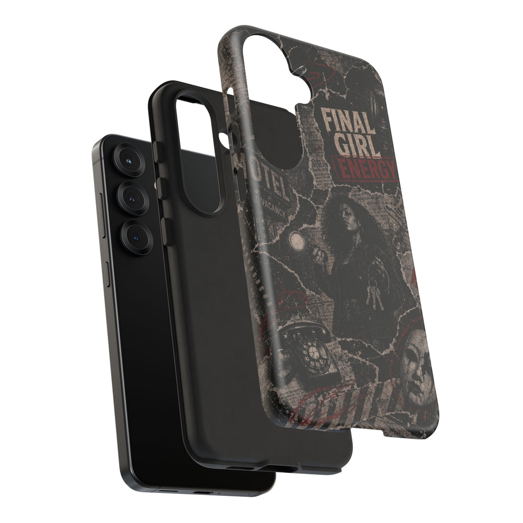 Final Girl Energy Horror Collage Phone Case