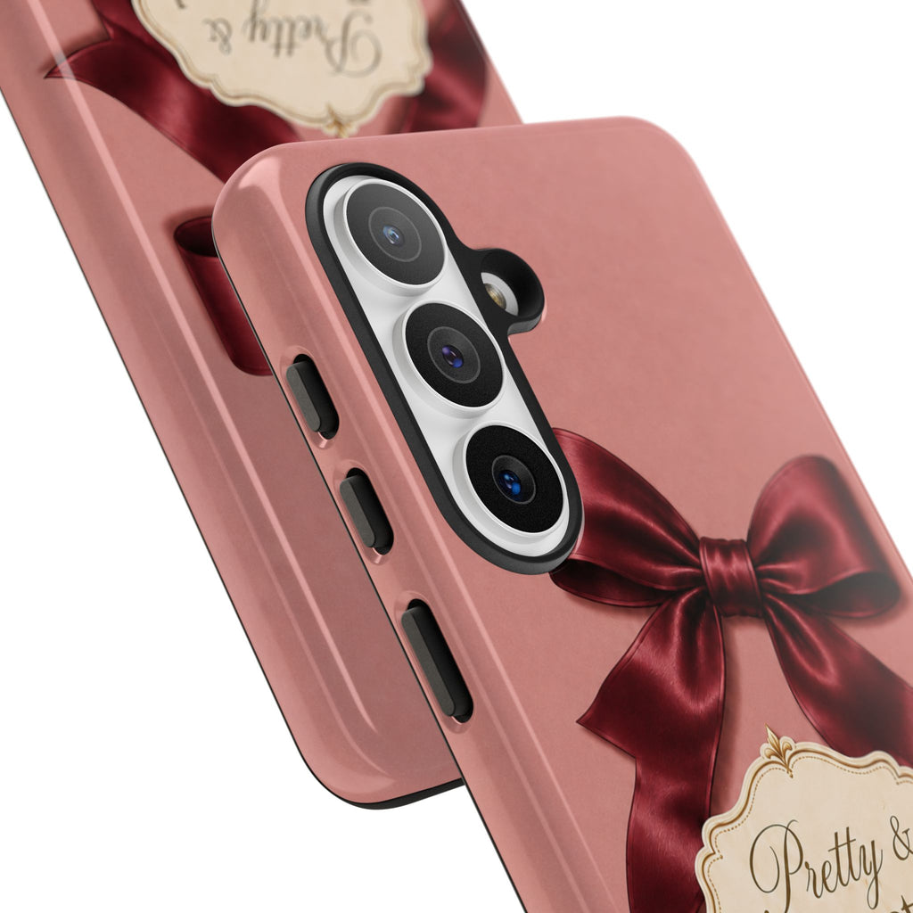 Pretty & Protected Bow Christian Phone Case