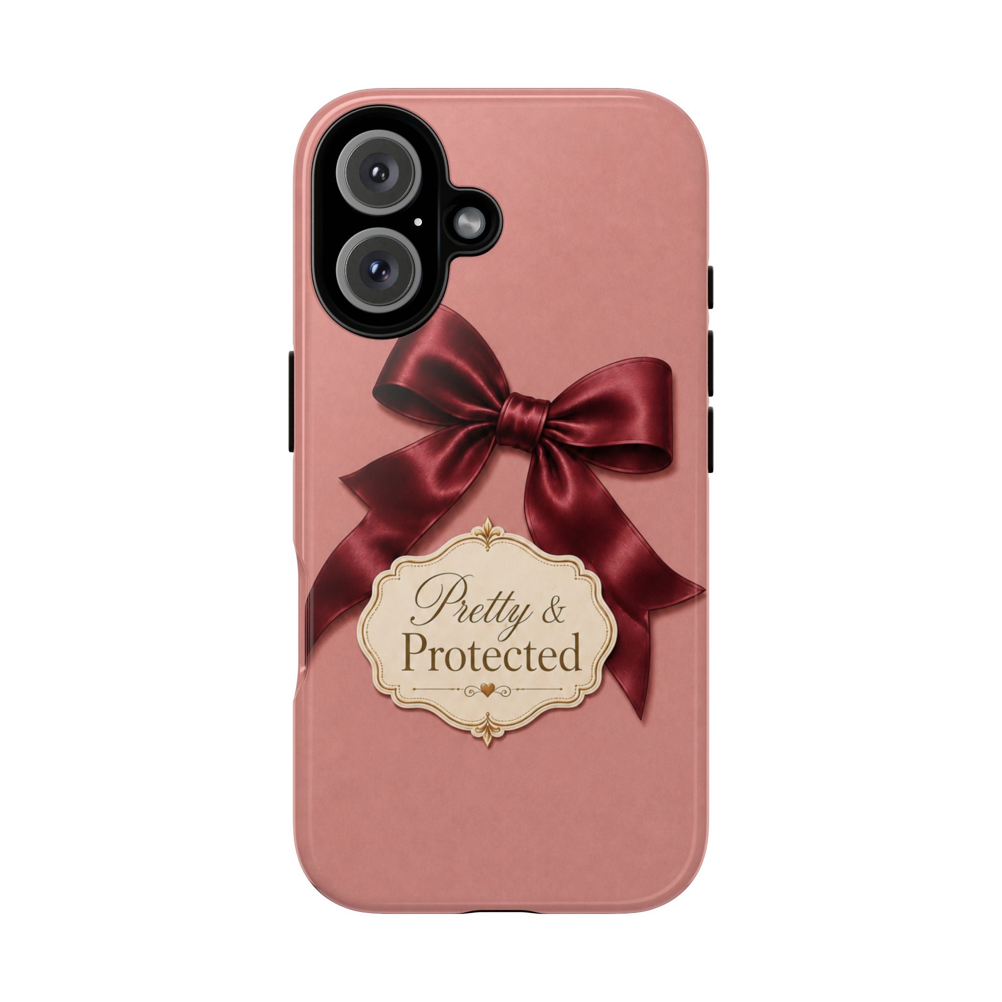 Pretty & Protected Bow Christian Phone Case