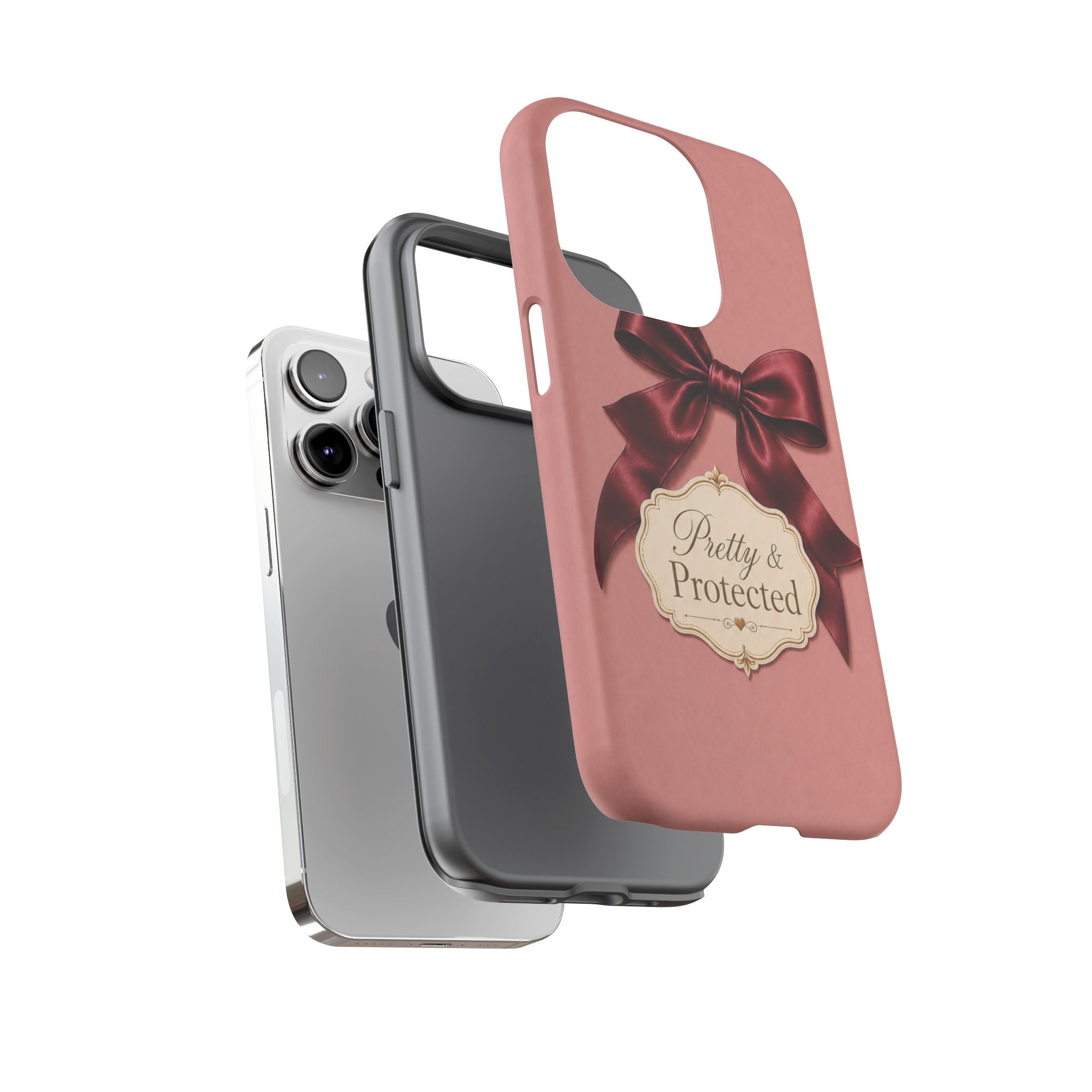Pretty & Protected Bow Christian Phone Case