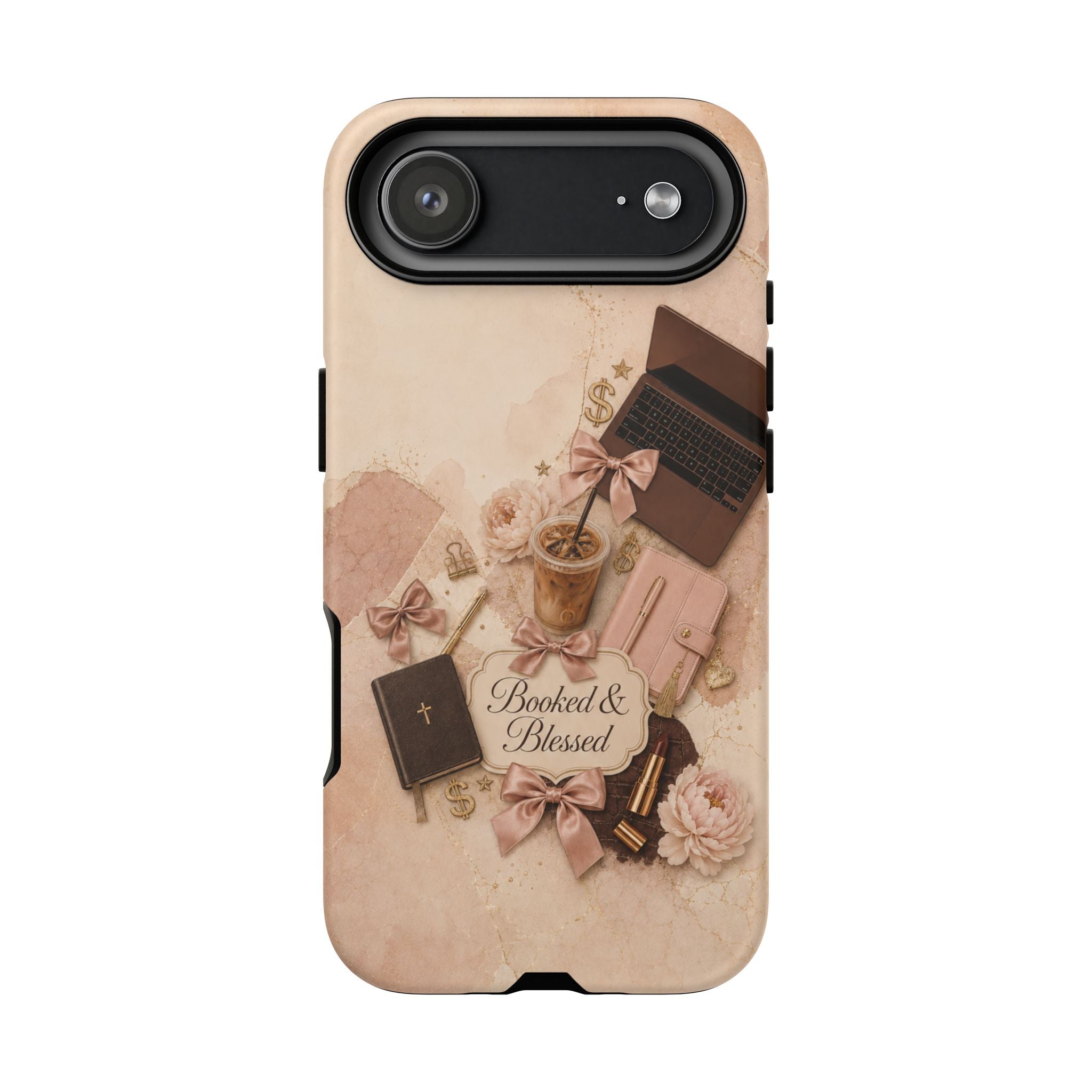 Booked & Blessed Christian Book Lover Phone Case