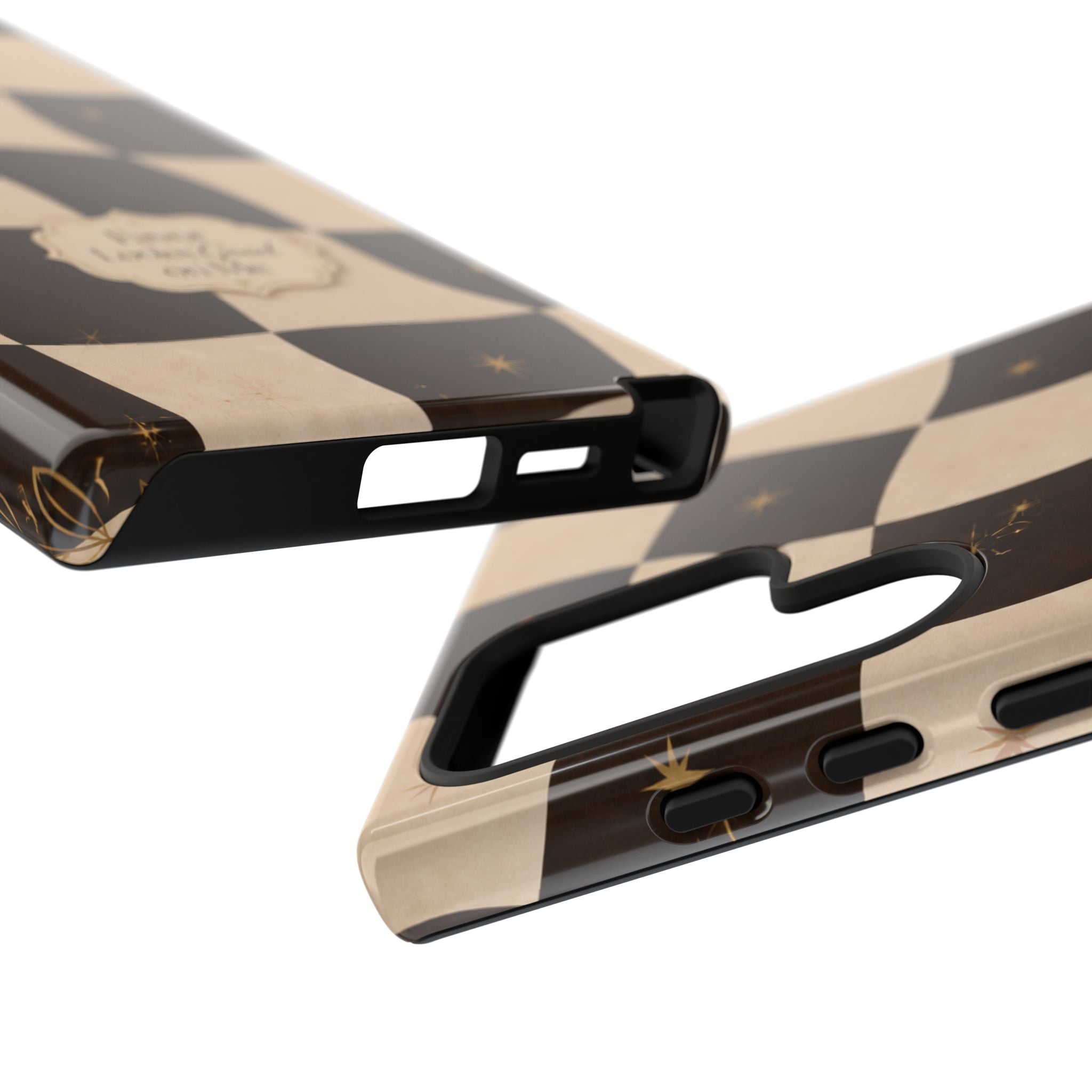 Favor Looks Good on Me Vintage Checkerboard Phone Case