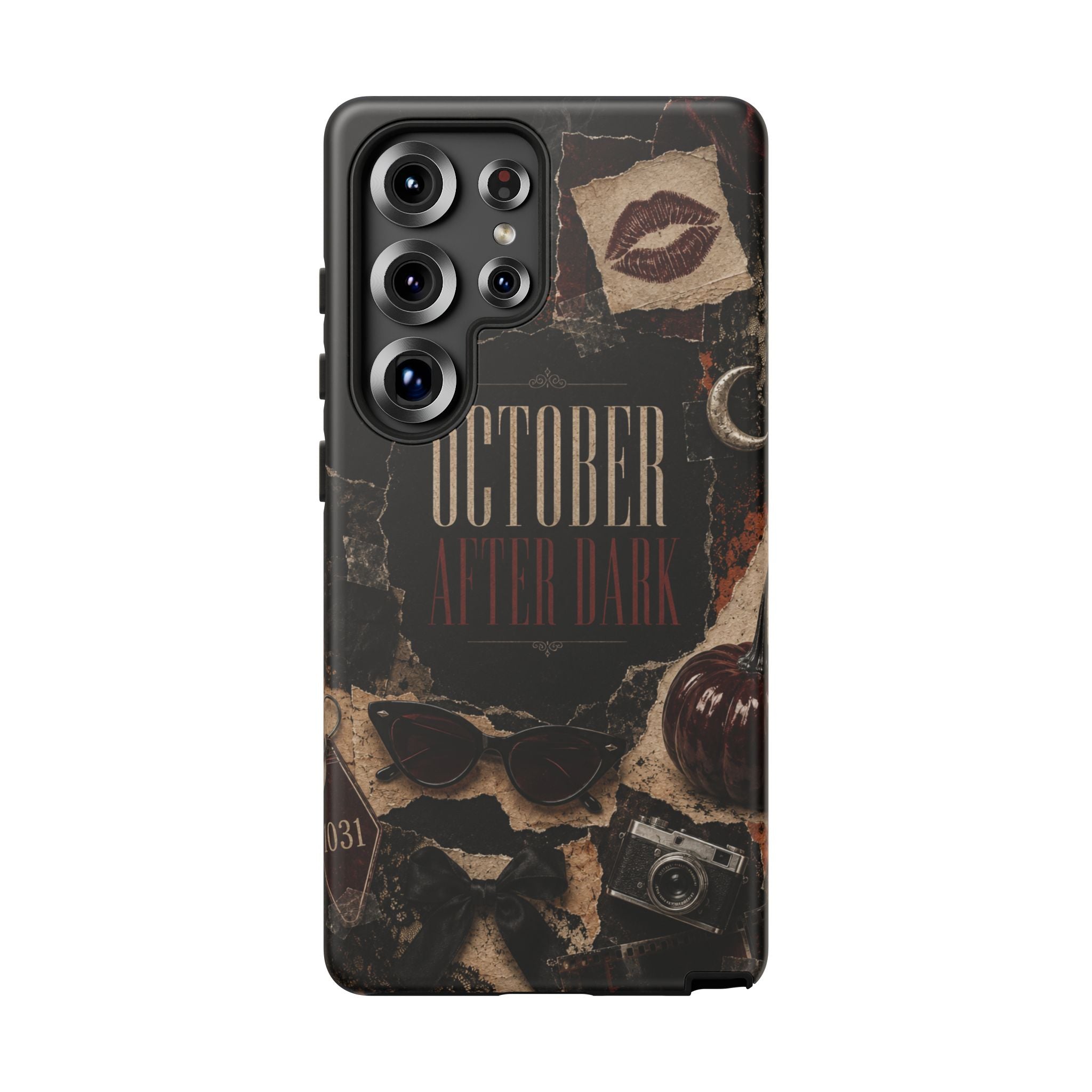 October After Dark Gothic Collage Phone Case