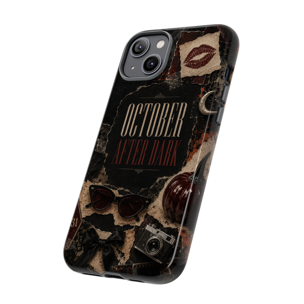October After Dark Gothic Collage Phone Case