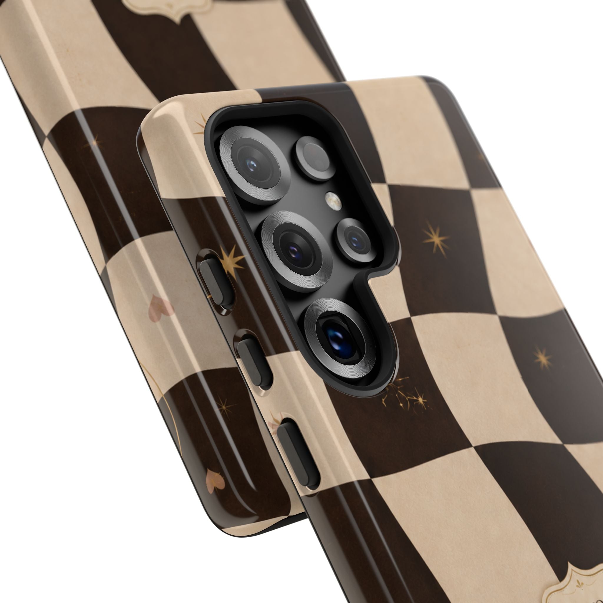 Favor Looks Good on Me Vintage Checkerboard Phone Case