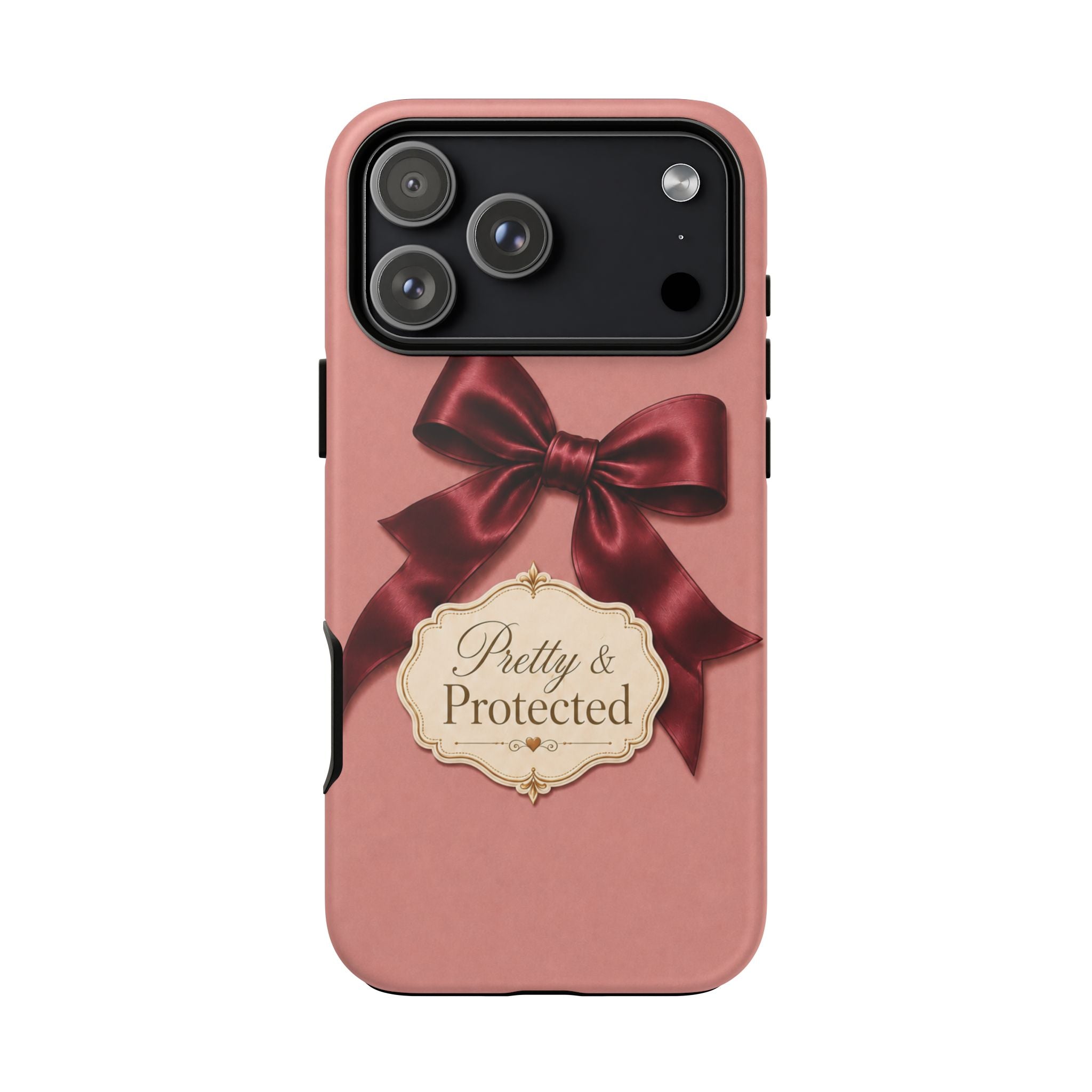 Pretty & Protected Bow Christian Phone Case