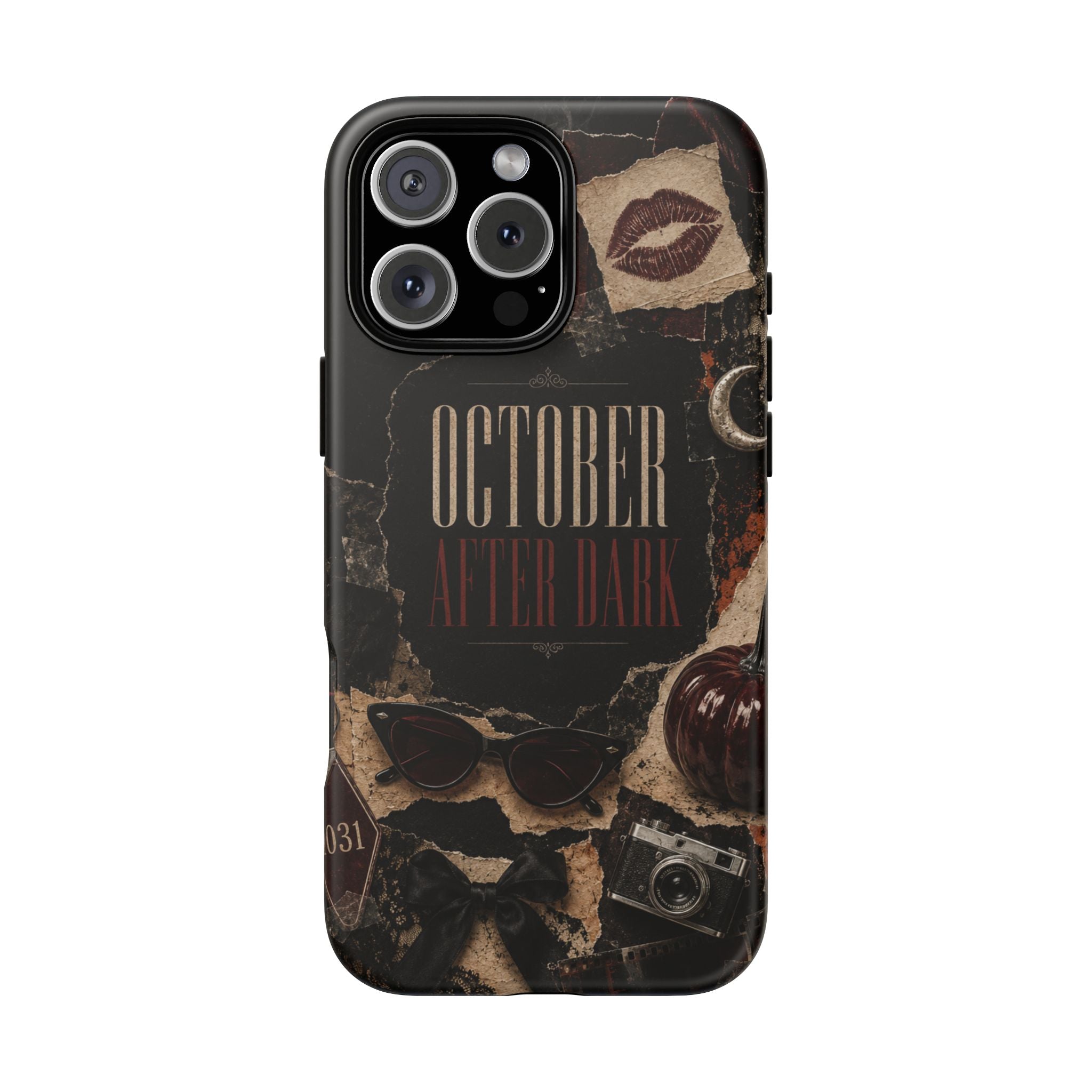 October After Dark Gothic Collage Phone Case