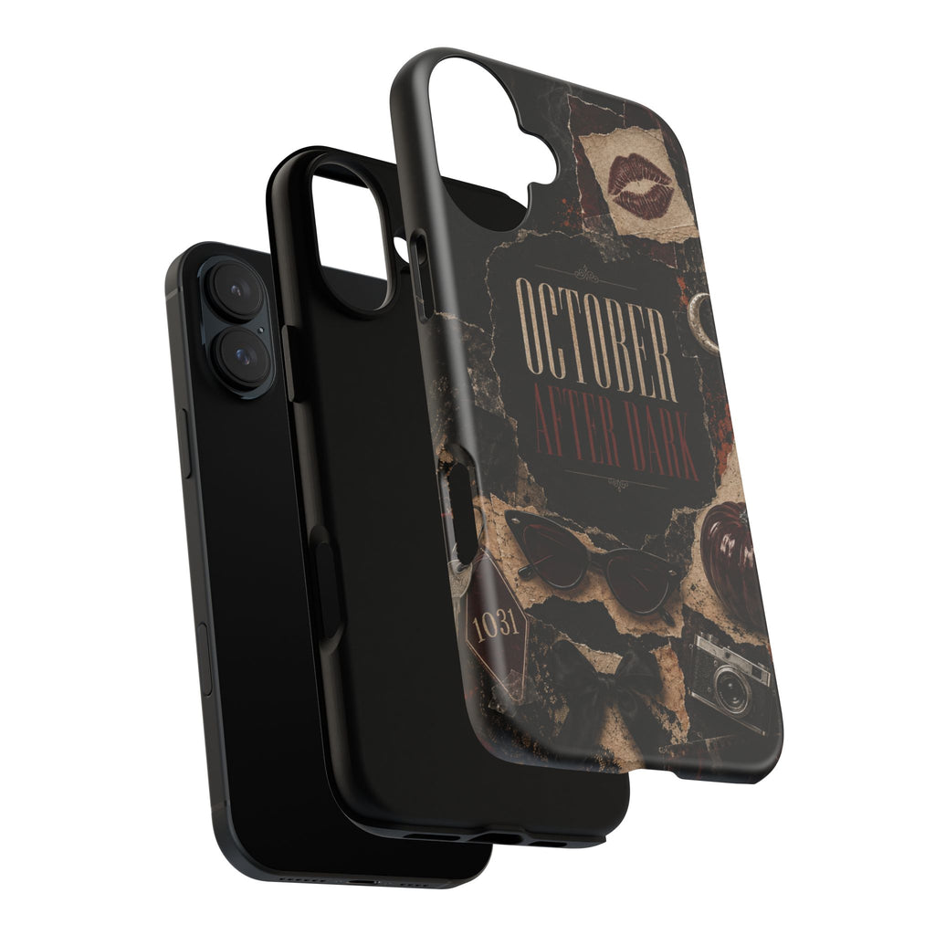 October After Dark Gothic Collage Phone Case