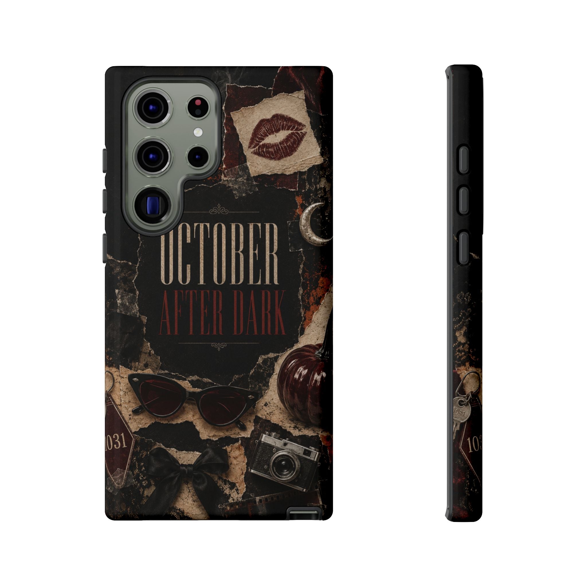 October After Dark Gothic Collage Phone Case
