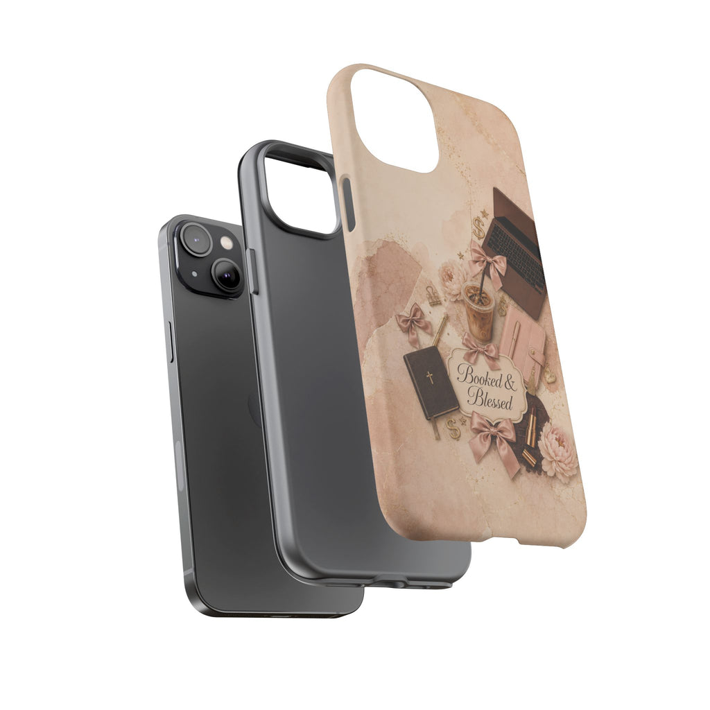 Booked & Blessed Christian Book Lover Phone Case