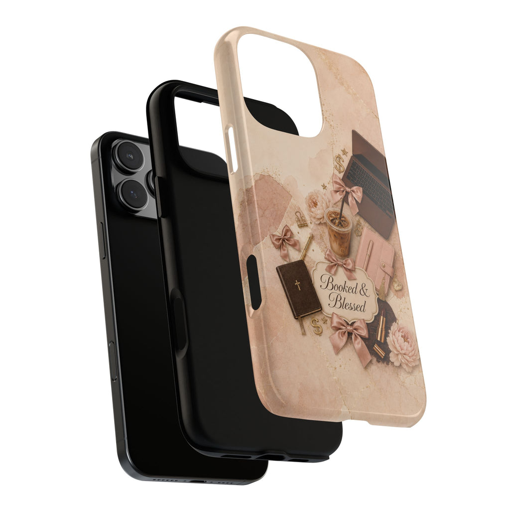 Booked & Blessed Christian Book Lover Phone Case