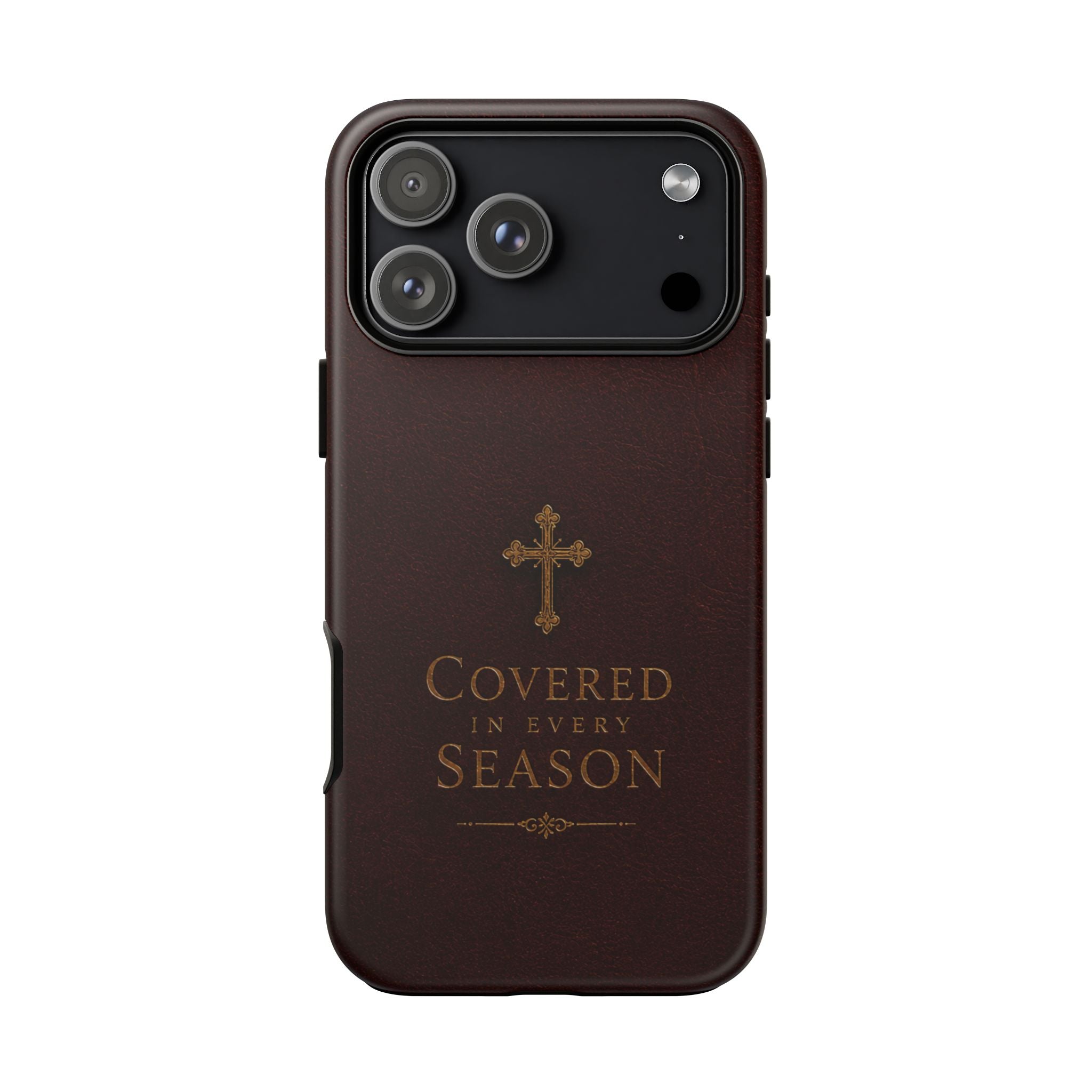 Covered in Every Season Christian Cross Phone Case