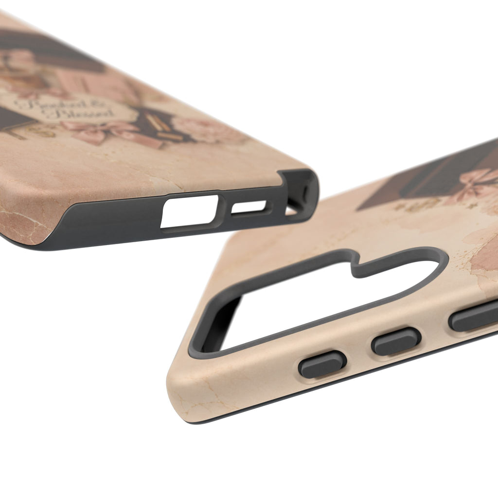Booked & Blessed Christian Book Lover Phone Case