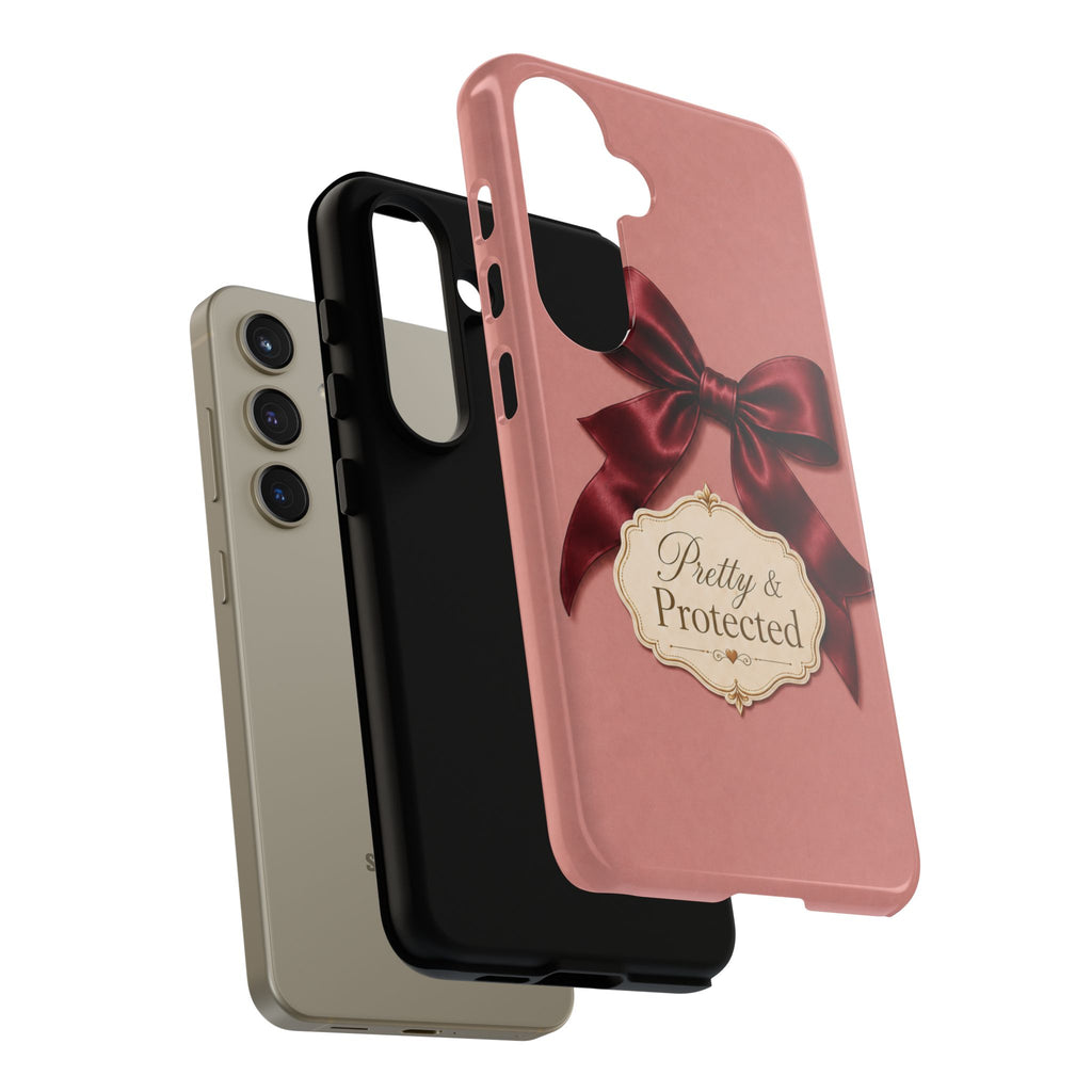 Pretty & Protected Bow Christian Phone Case