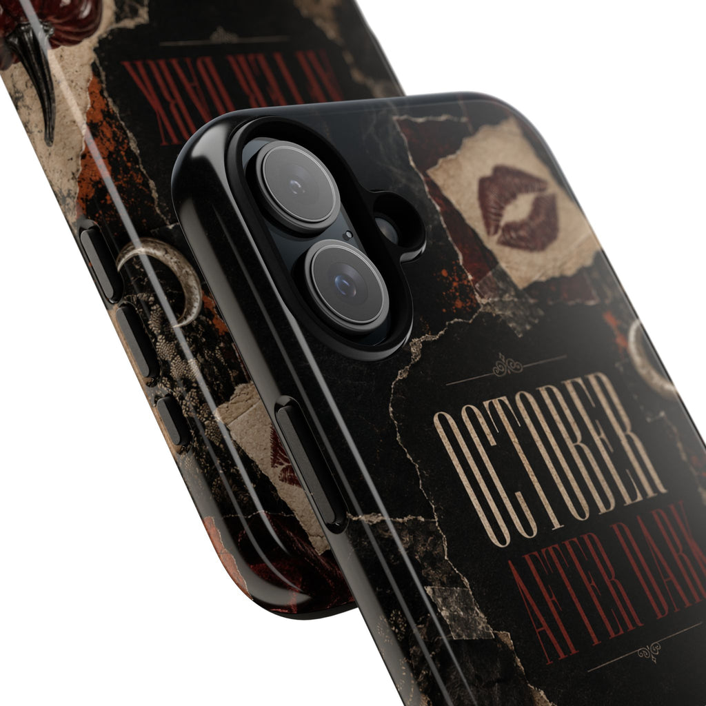 October After Dark Gothic Collage Phone Case