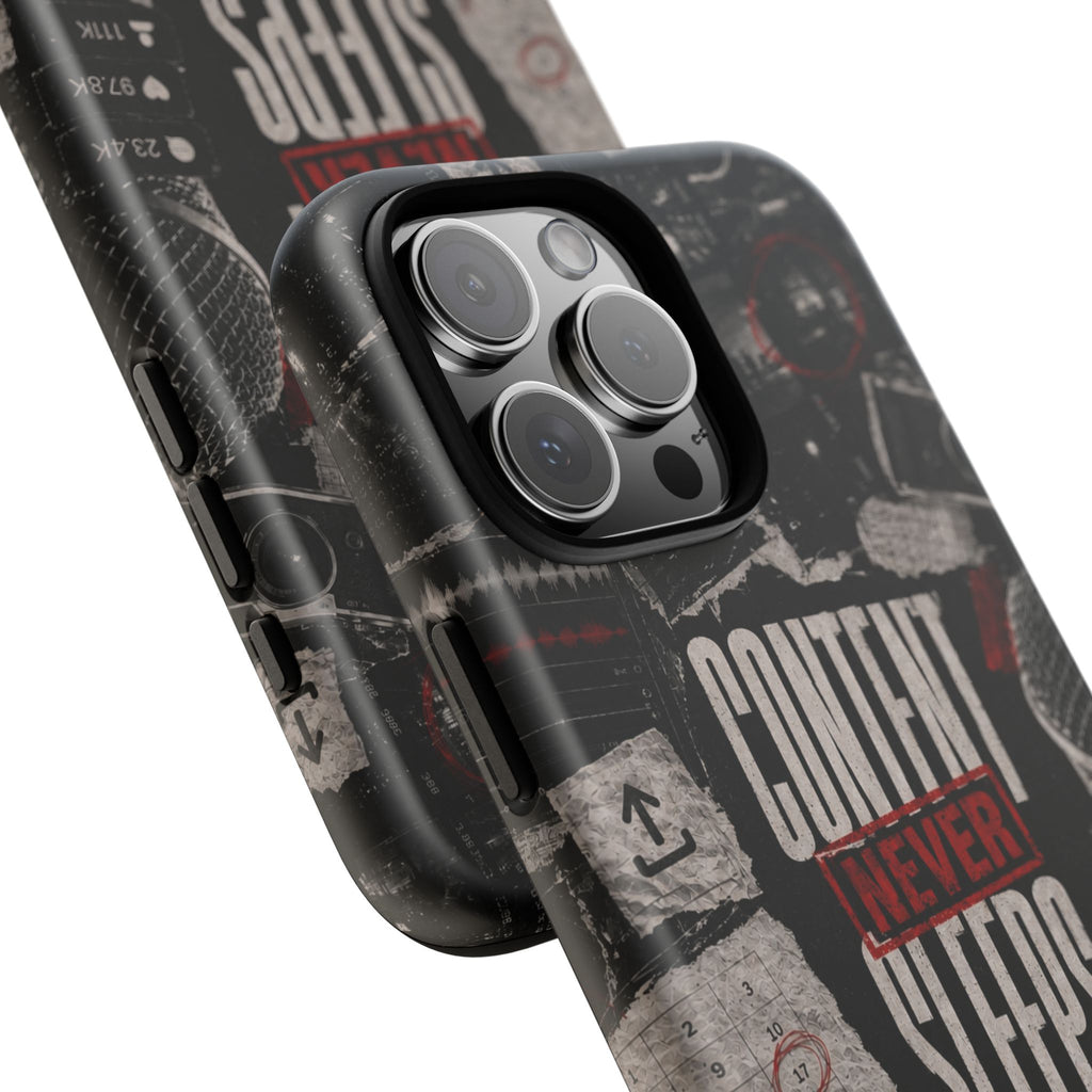 Content Never Sleeps Creator Phone Case