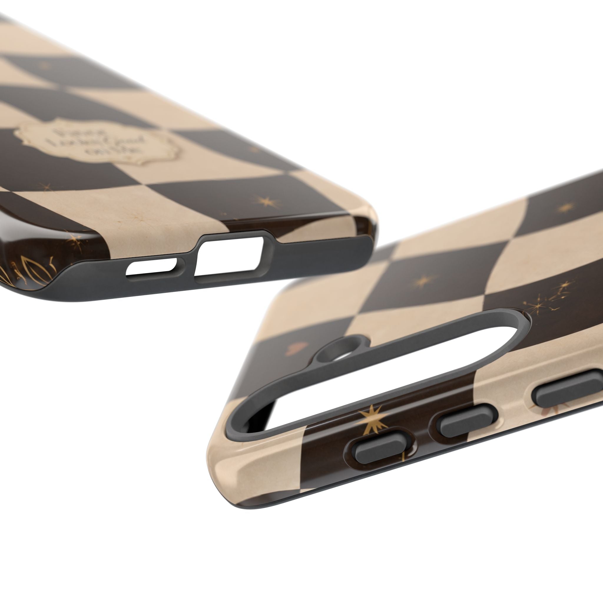Favor Looks Good on Me Vintage Checkerboard Phone Case