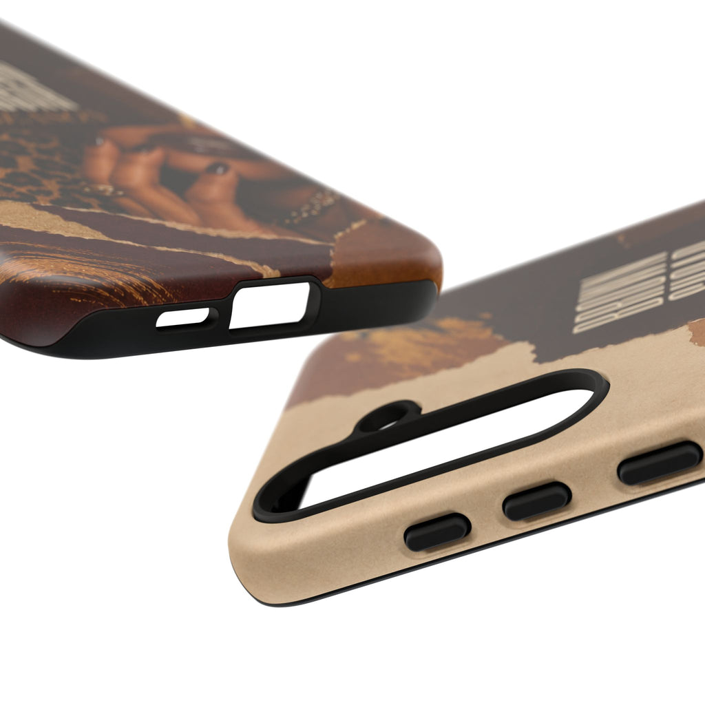 Brown Sugar Season Leopard Collage Phone Case