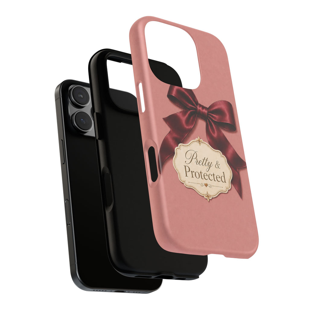 Pretty & Protected Bow Christian Phone Case